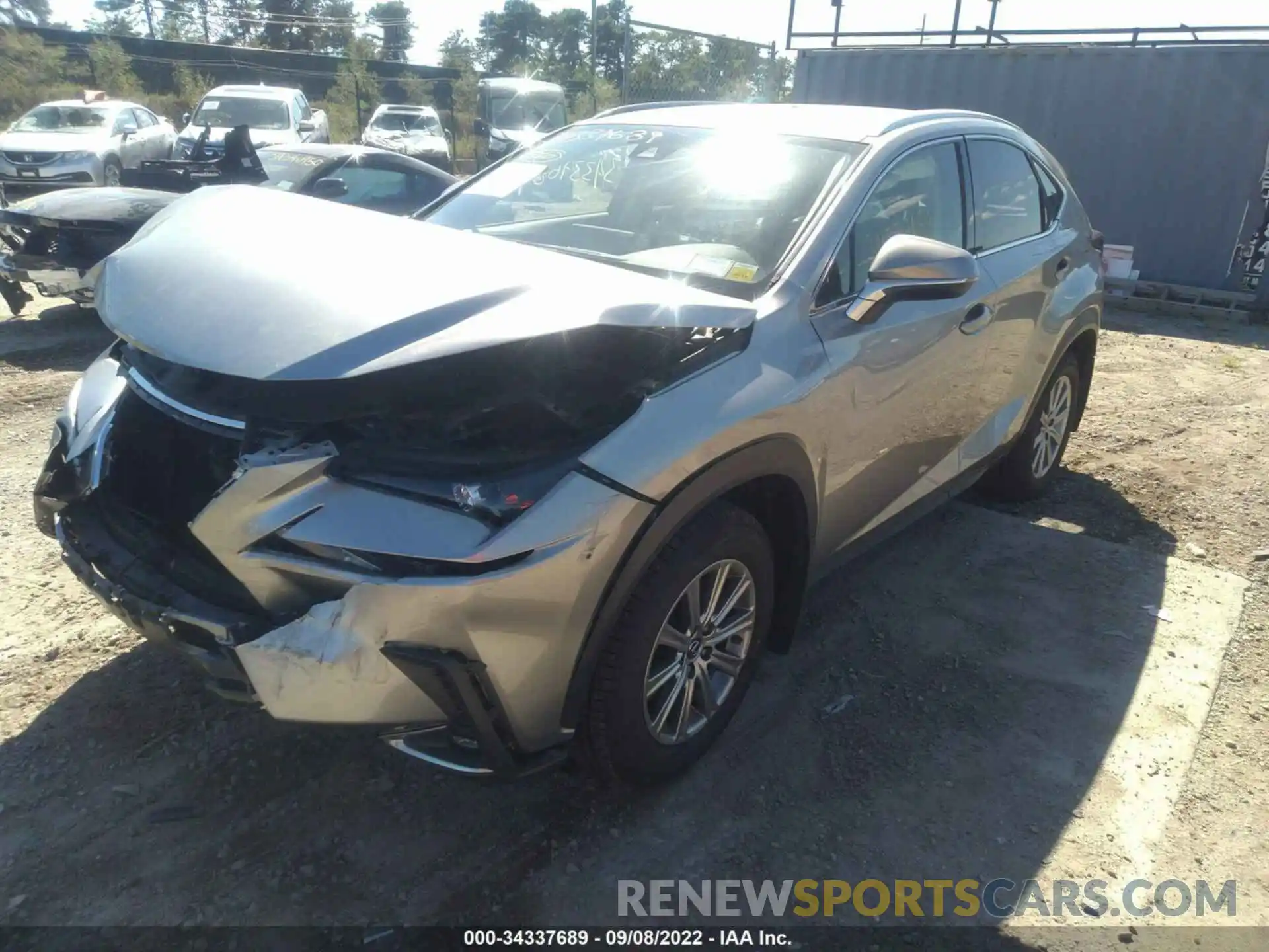 2 Photograph of a damaged car JTJAARDZ1L2233826 LEXUS NX 2020