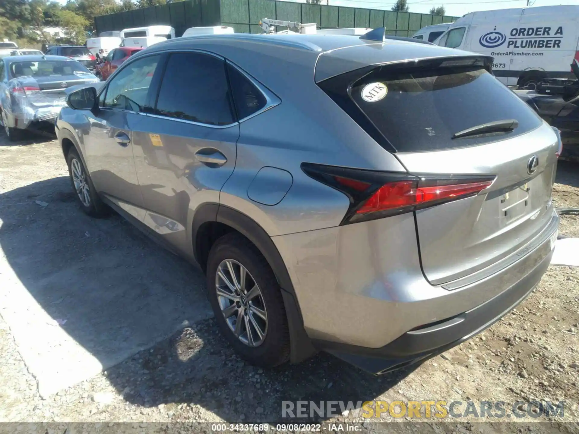 3 Photograph of a damaged car JTJAARDZ1L2233826 LEXUS NX 2020