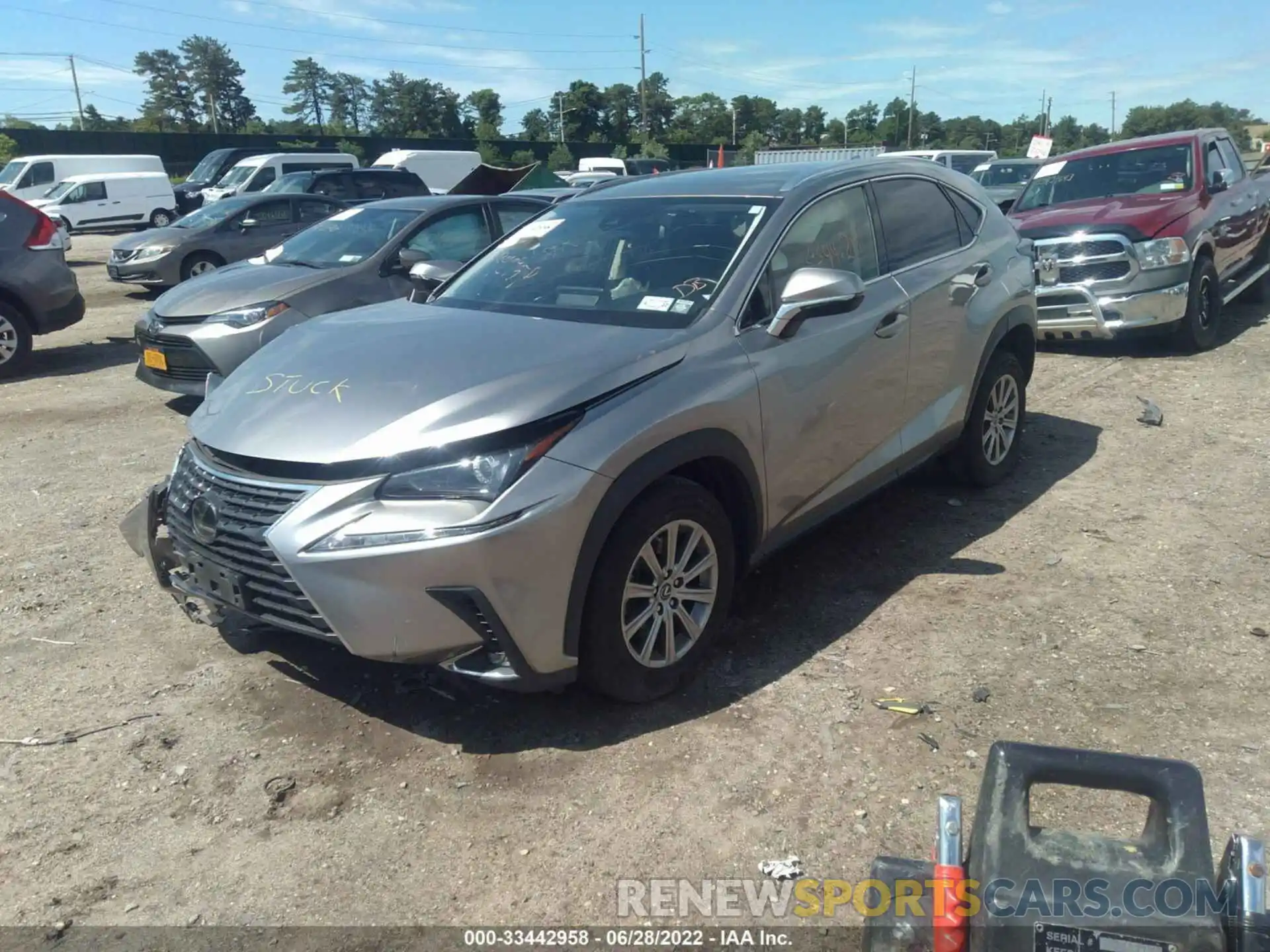 2 Photograph of a damaged car JTJAARDZ1L5016792 LEXUS NX 2020