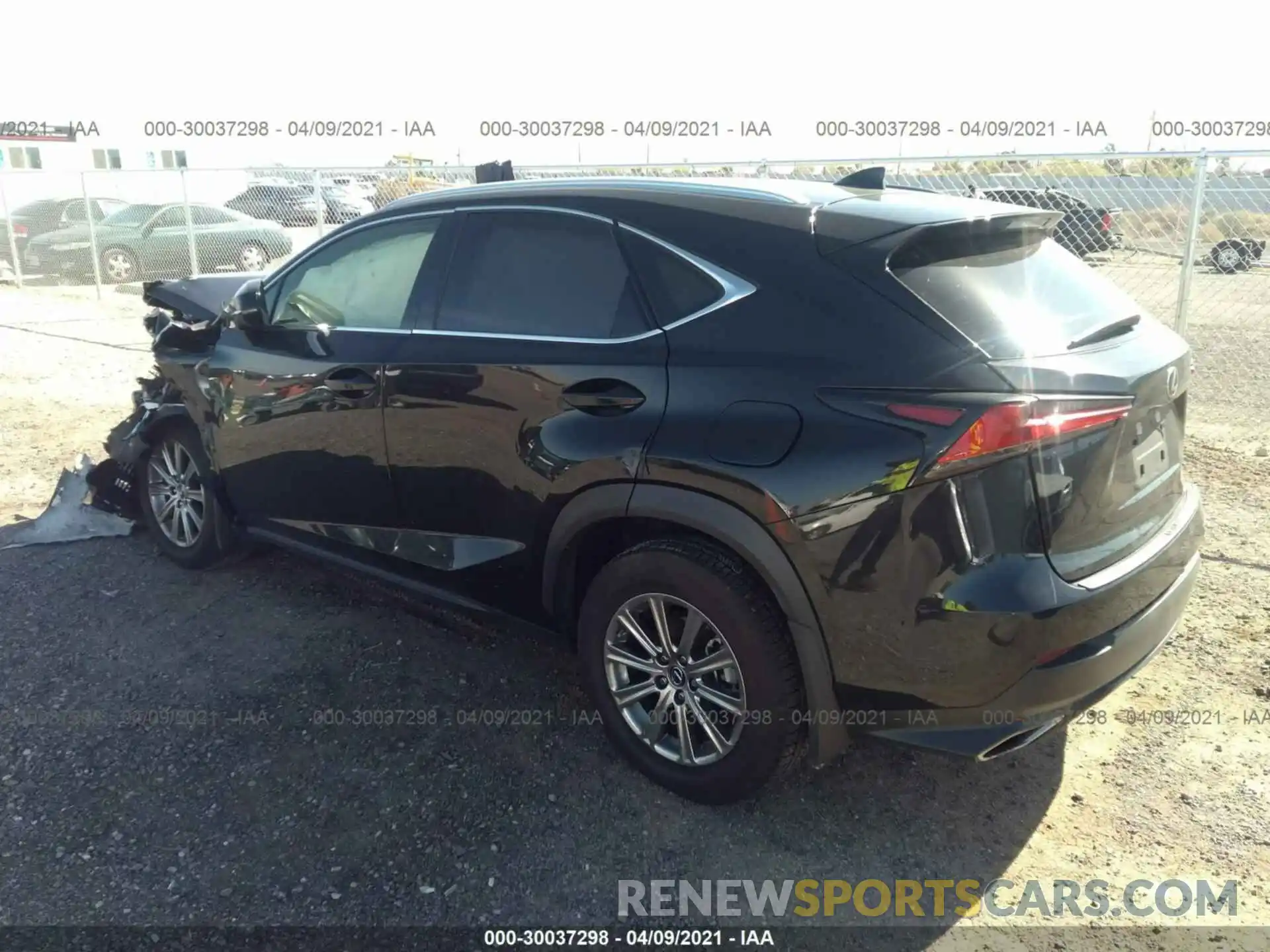 3 Фотография поврежденного автомобиля JTJAARDZ2L5007650 LEXUS NX 2020