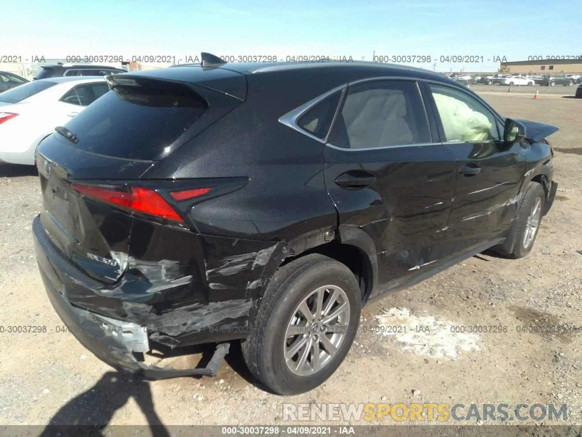 4 Фотография поврежденного автомобиля JTJAARDZ2L5007650 LEXUS NX 2020