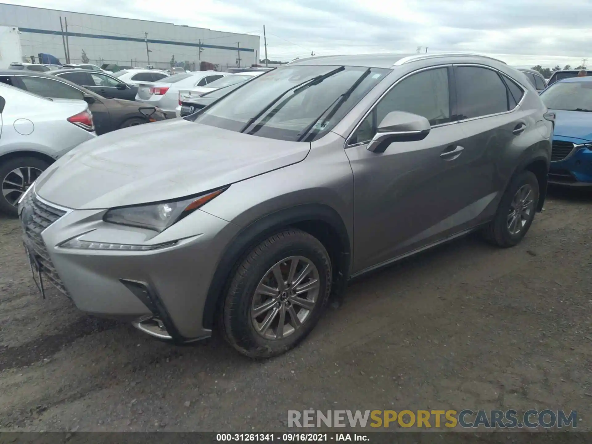 2 Фотография поврежденного автомобиля JTJAARDZ2L5012069 LEXUS NX 2020