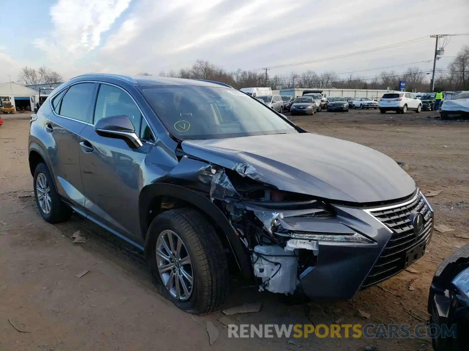 1 Photograph of a damaged car JTJAARDZ3L5015272 LEXUS NX 2020