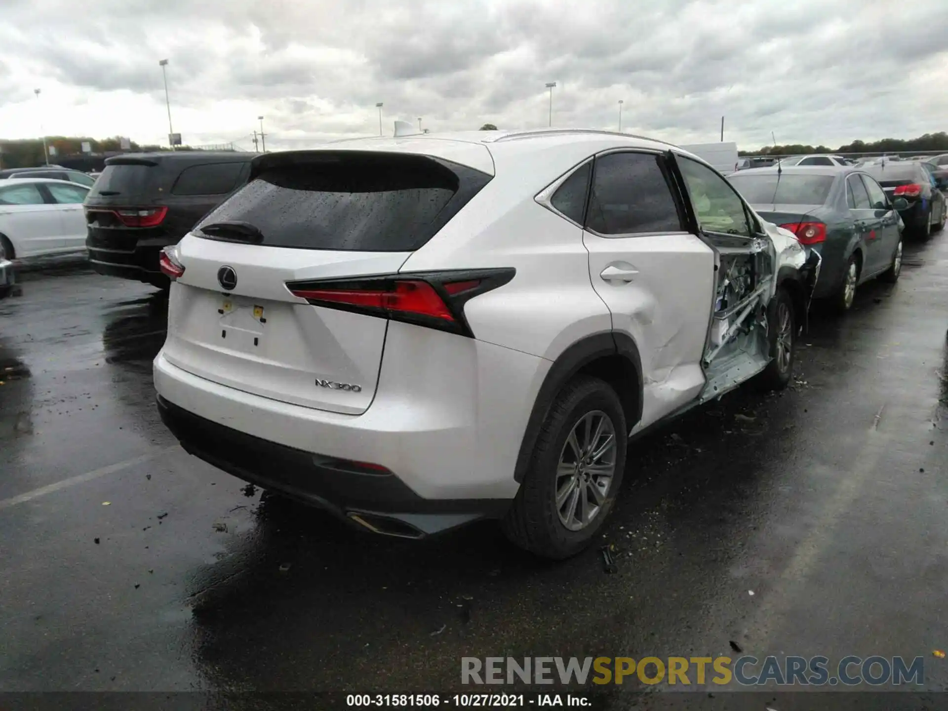 4 Фотография поврежденного автомобиля JTJAARDZ4L5015717 LEXUS NX 2020