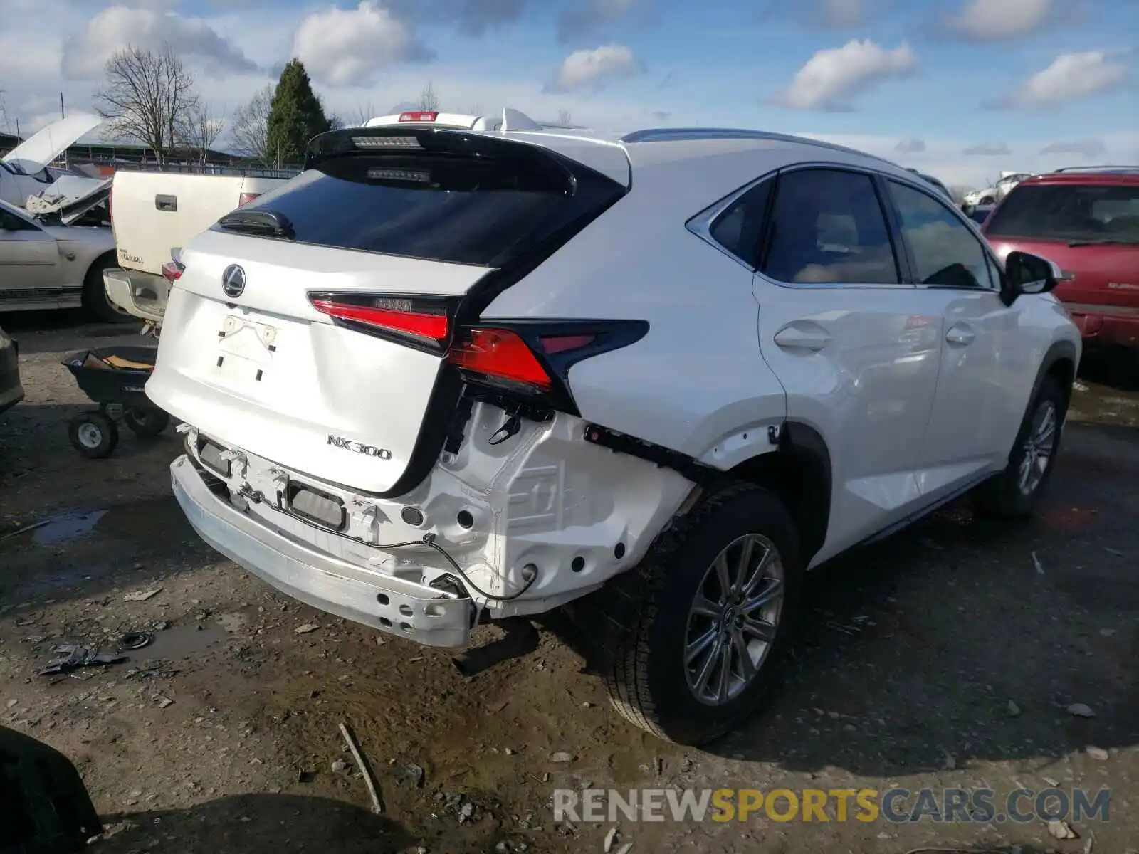 4 Фотография поврежденного автомобиля JTJAARDZ4L5016611 LEXUS NX 2020