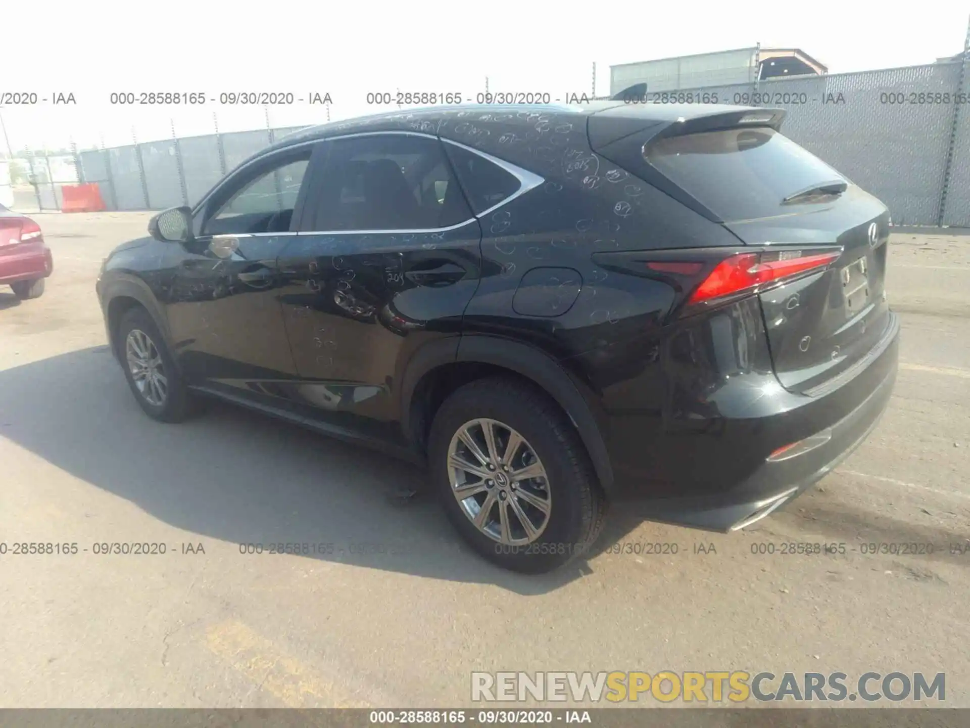 1 Photograph of a damaged car JTJAARDZ7L2224838 LEXUS NX 2020