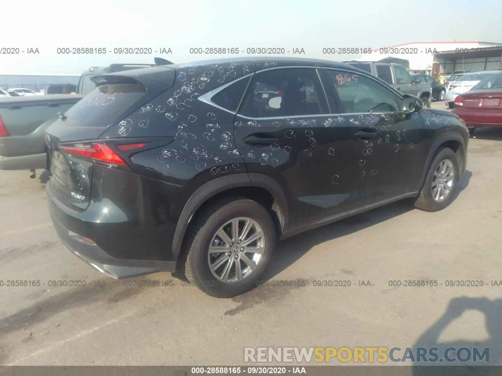 2 Фотография поврежденного автомобиля JTJAARDZ7L2224838 LEXUS NX 2020