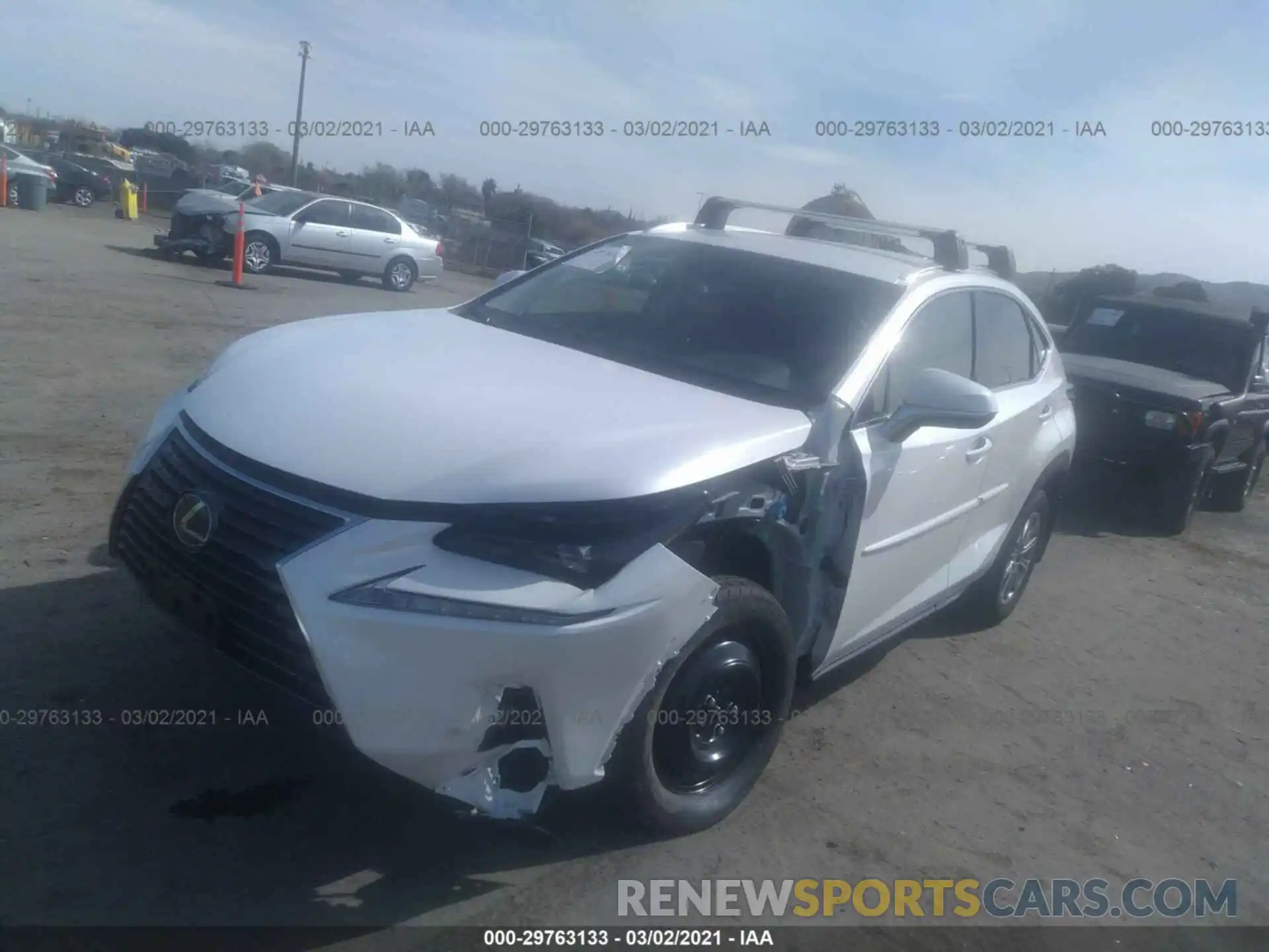 2 Photograph of a damaged car JTJAARDZ7L5018806 LEXUS NX 2020