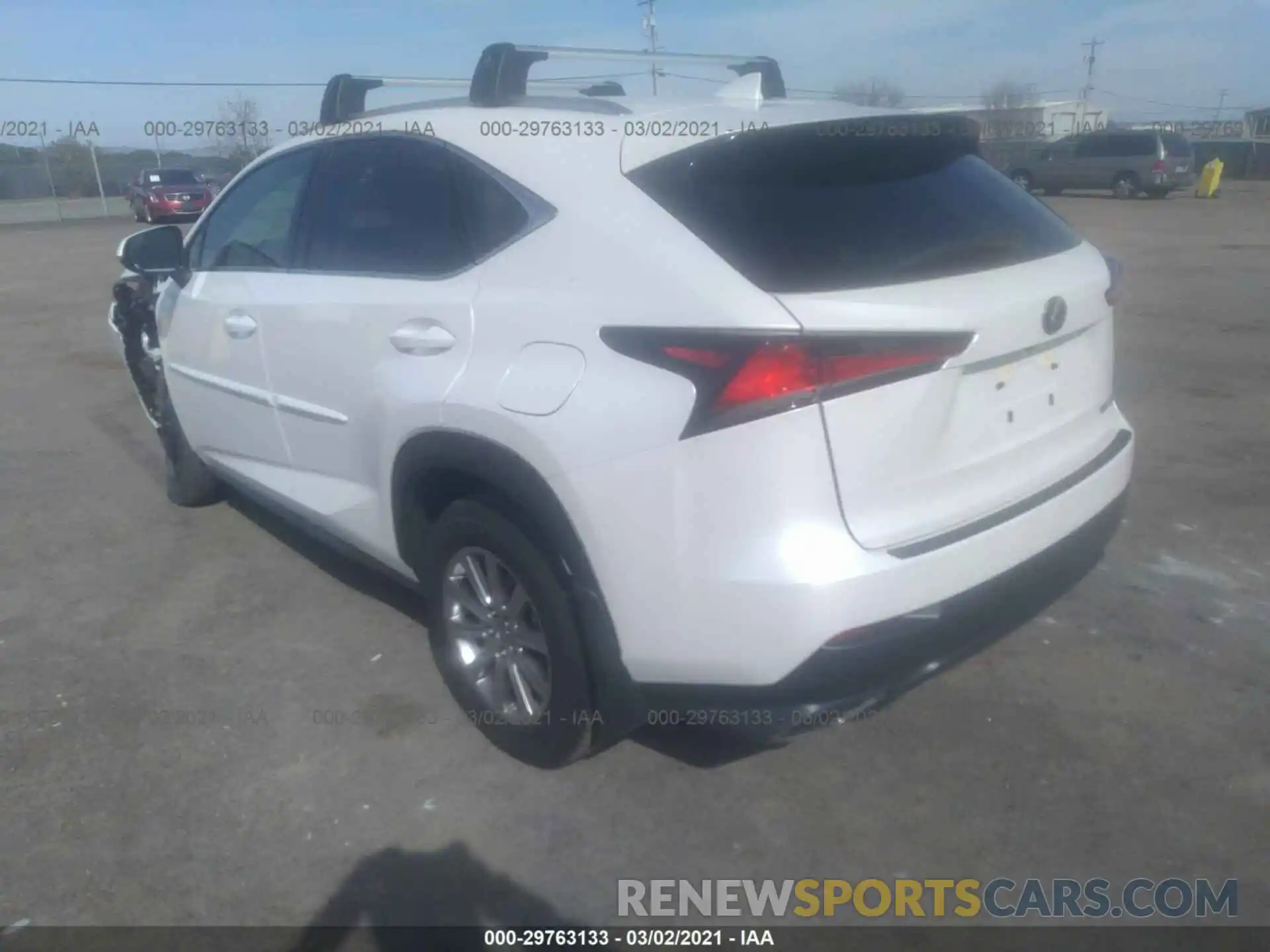 3 Фотография поврежденного автомобиля JTJAARDZ7L5018806 LEXUS NX 2020