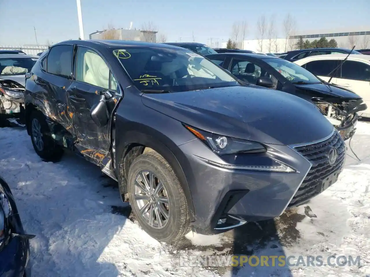 1 Photograph of a damaged car JTJAARDZ8L5002825 LEXUS NX 2020