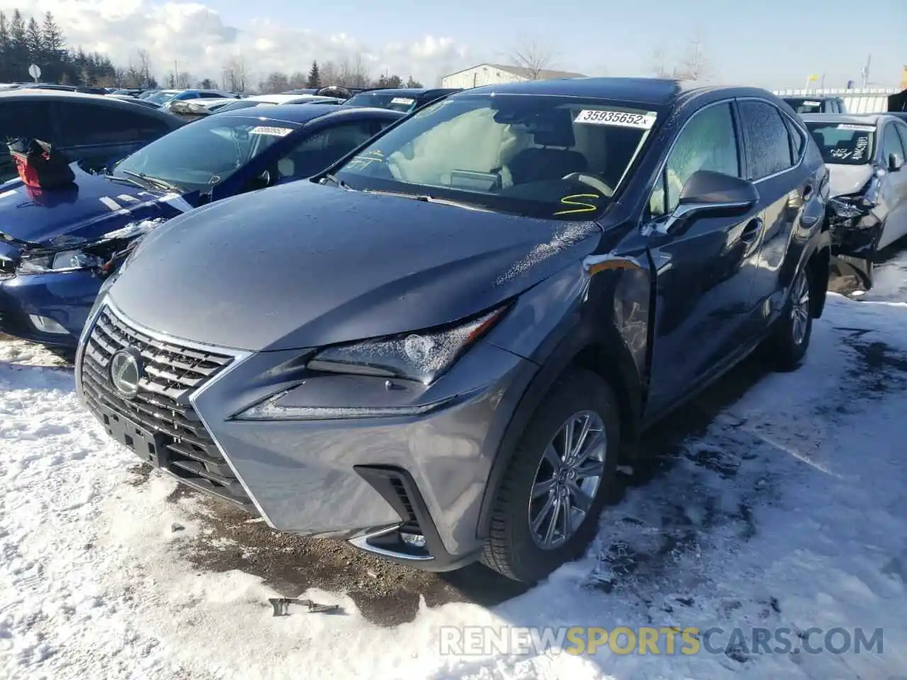 2 Фотография поврежденного автомобиля JTJAARDZ8L5002825 LEXUS NX 2020