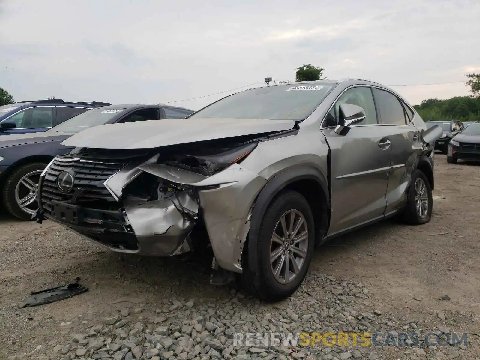 2 Фотография поврежденного автомобиля JTJAARDZXL5014877 LEXUS NX 2020