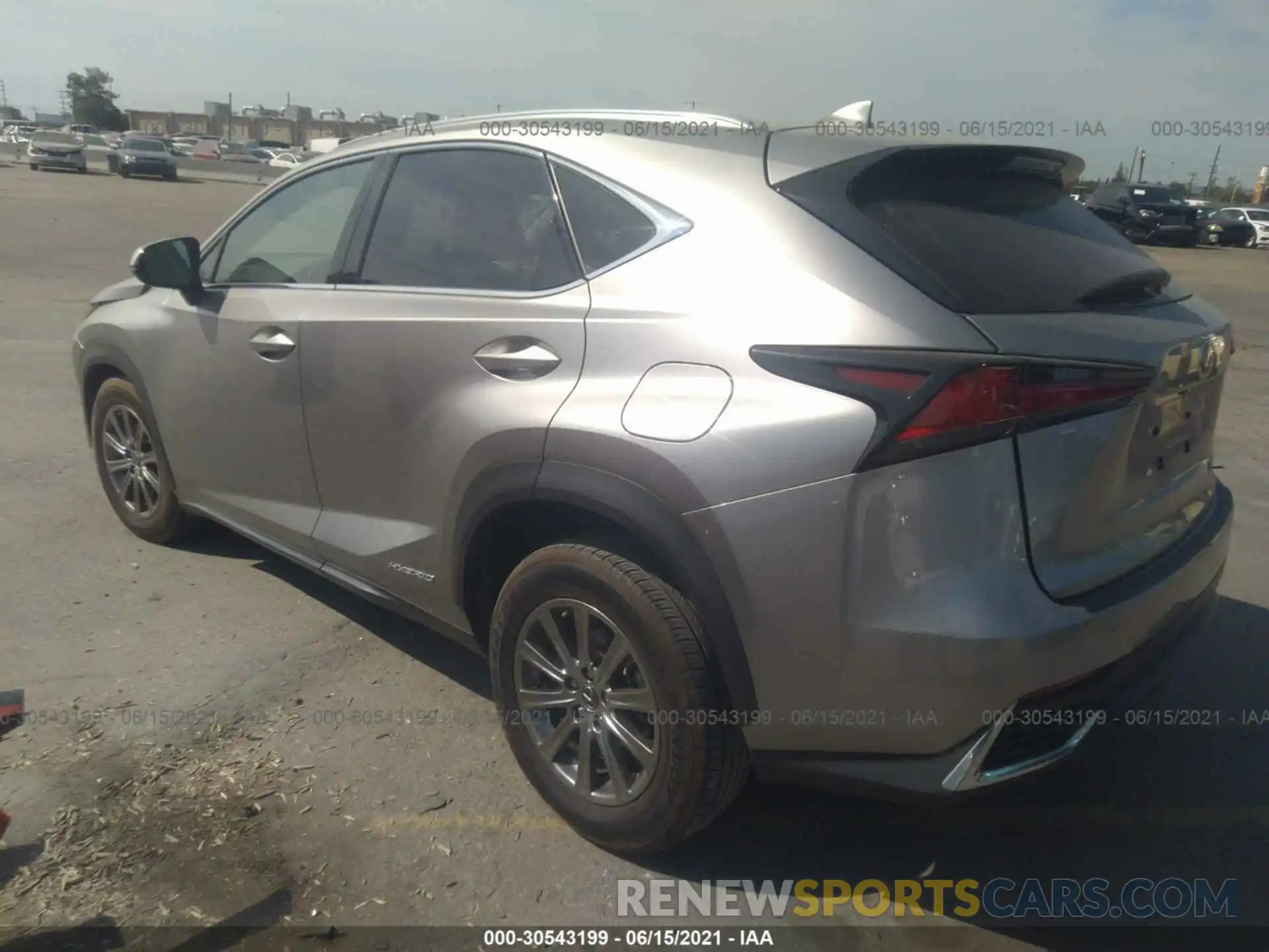 3 Фотография поврежденного автомобиля JTJAJRDZ1L2129353 LEXUS NX 2020