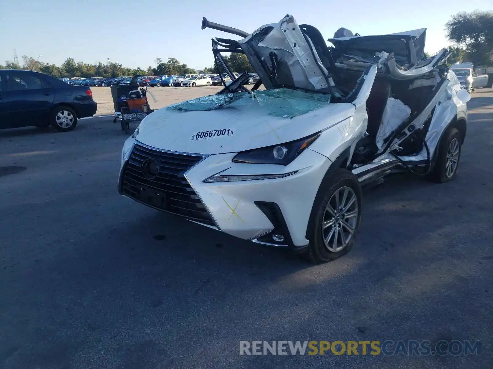 2 Photograph of a damaged car JTJAJRDZ2L5000276 LEXUS NX 2020