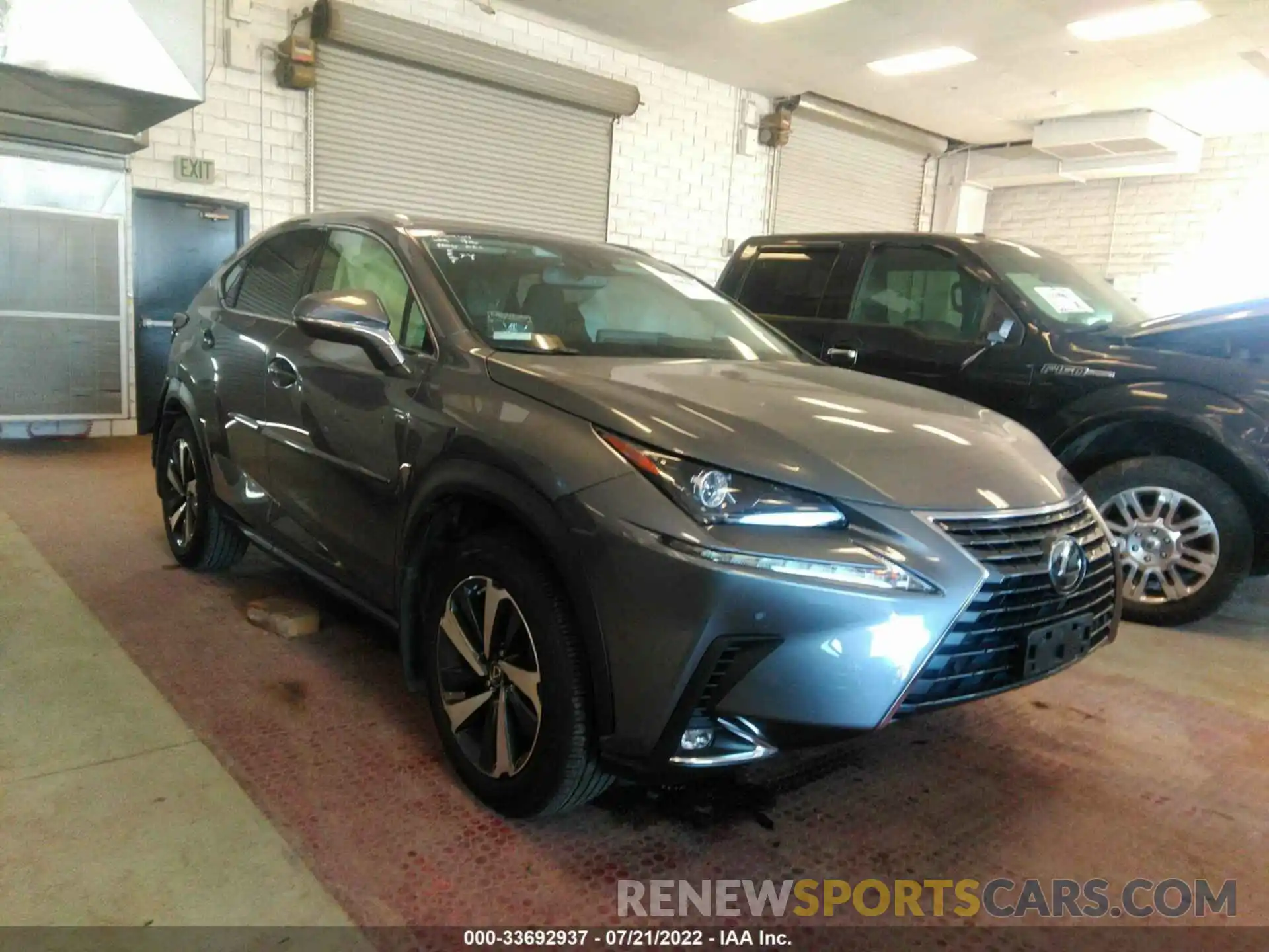 1 Photograph of a damaged car JTJDARBZ0L2165096 LEXUS NX 2020