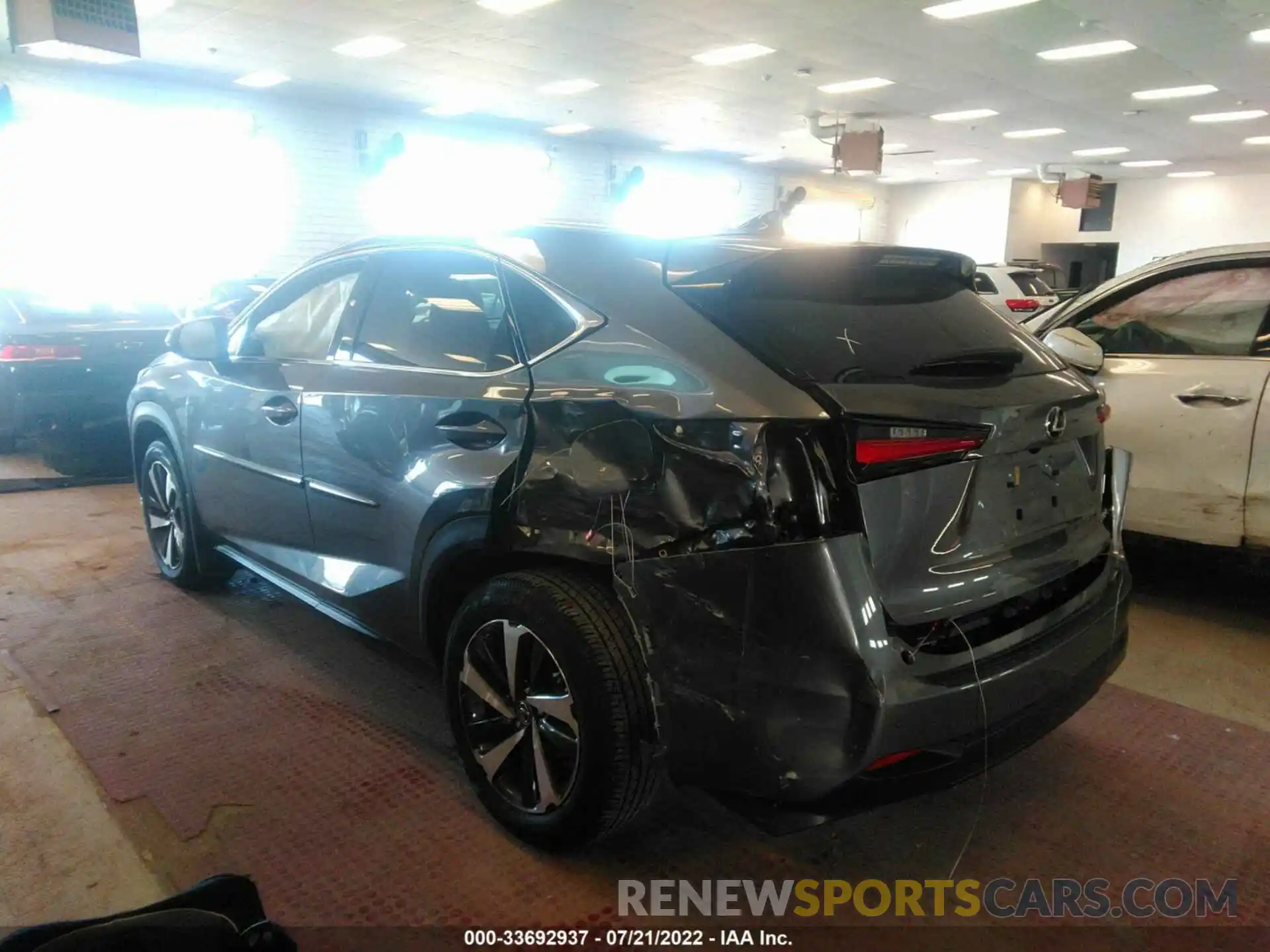 3 Photograph of a damaged car JTJDARBZ0L2165096 LEXUS NX 2020