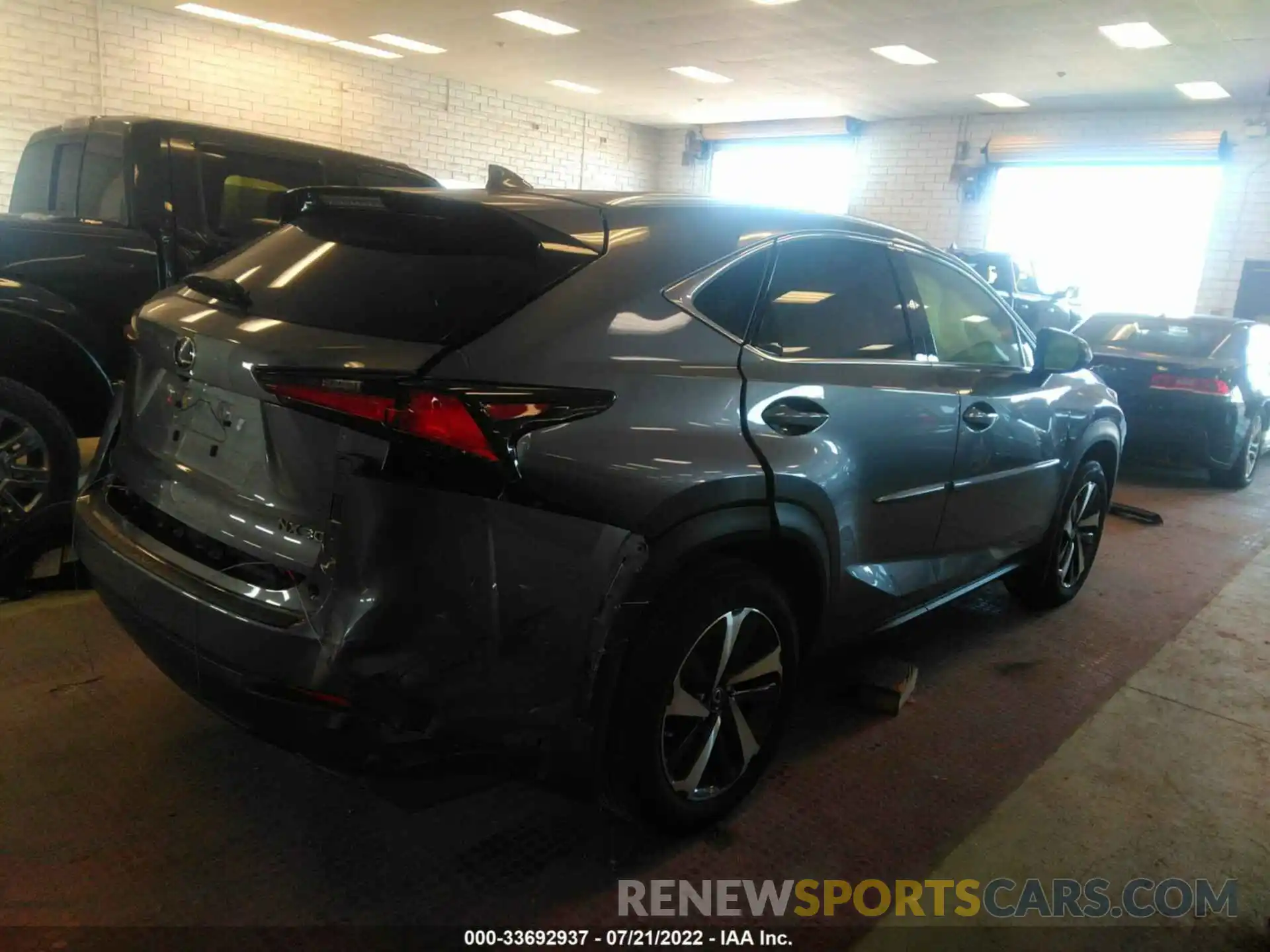 4 Photograph of a damaged car JTJDARBZ0L2165096 LEXUS NX 2020