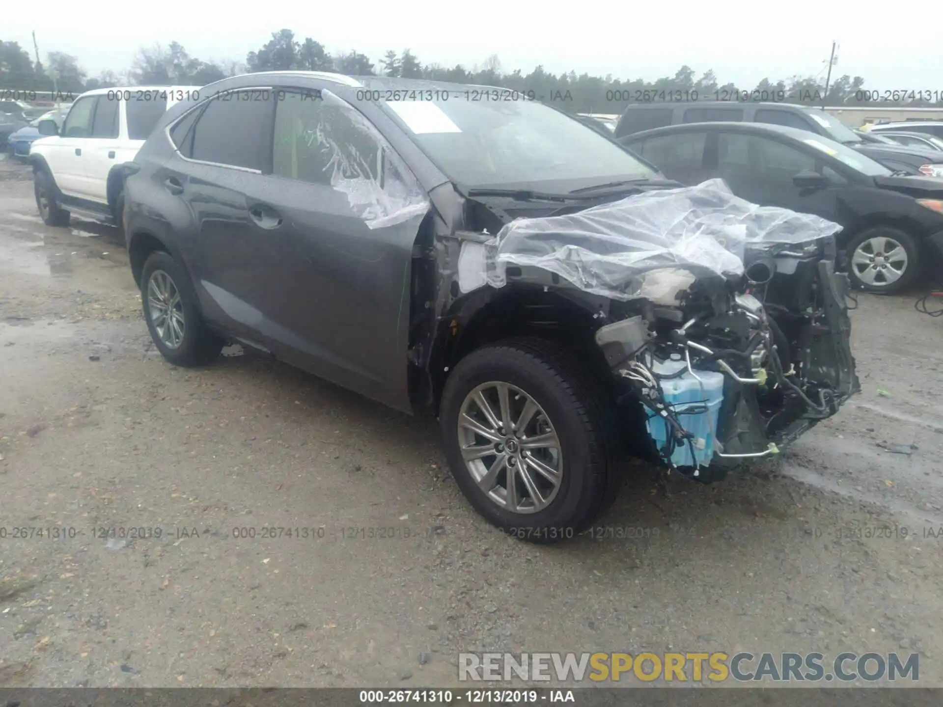 1 Photograph of a damaged car JTJDARBZ0L2166751 LEXUS NX 2020