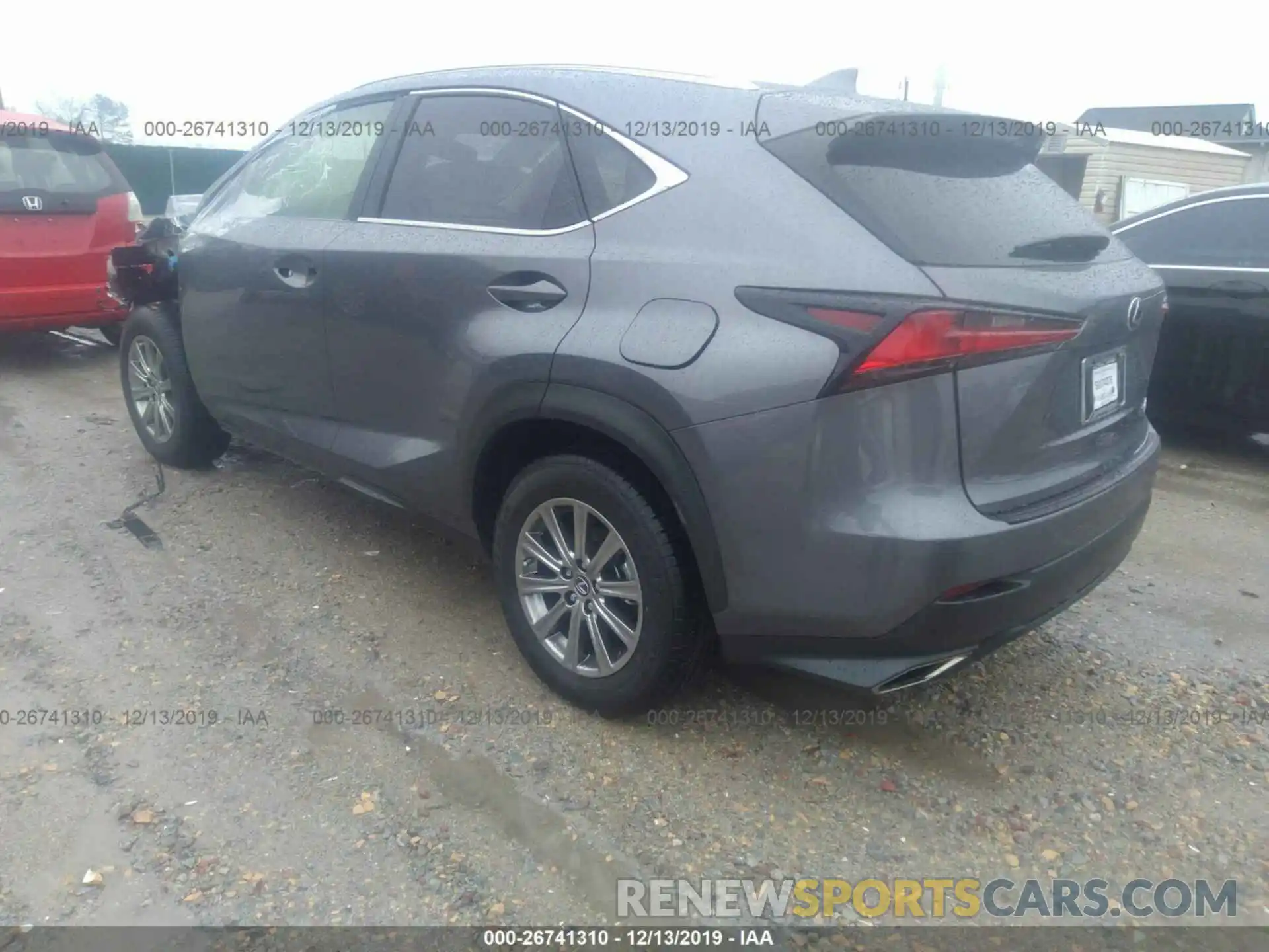 3 Фотография поврежденного автомобиля JTJDARBZ0L2166751 LEXUS NX 2020