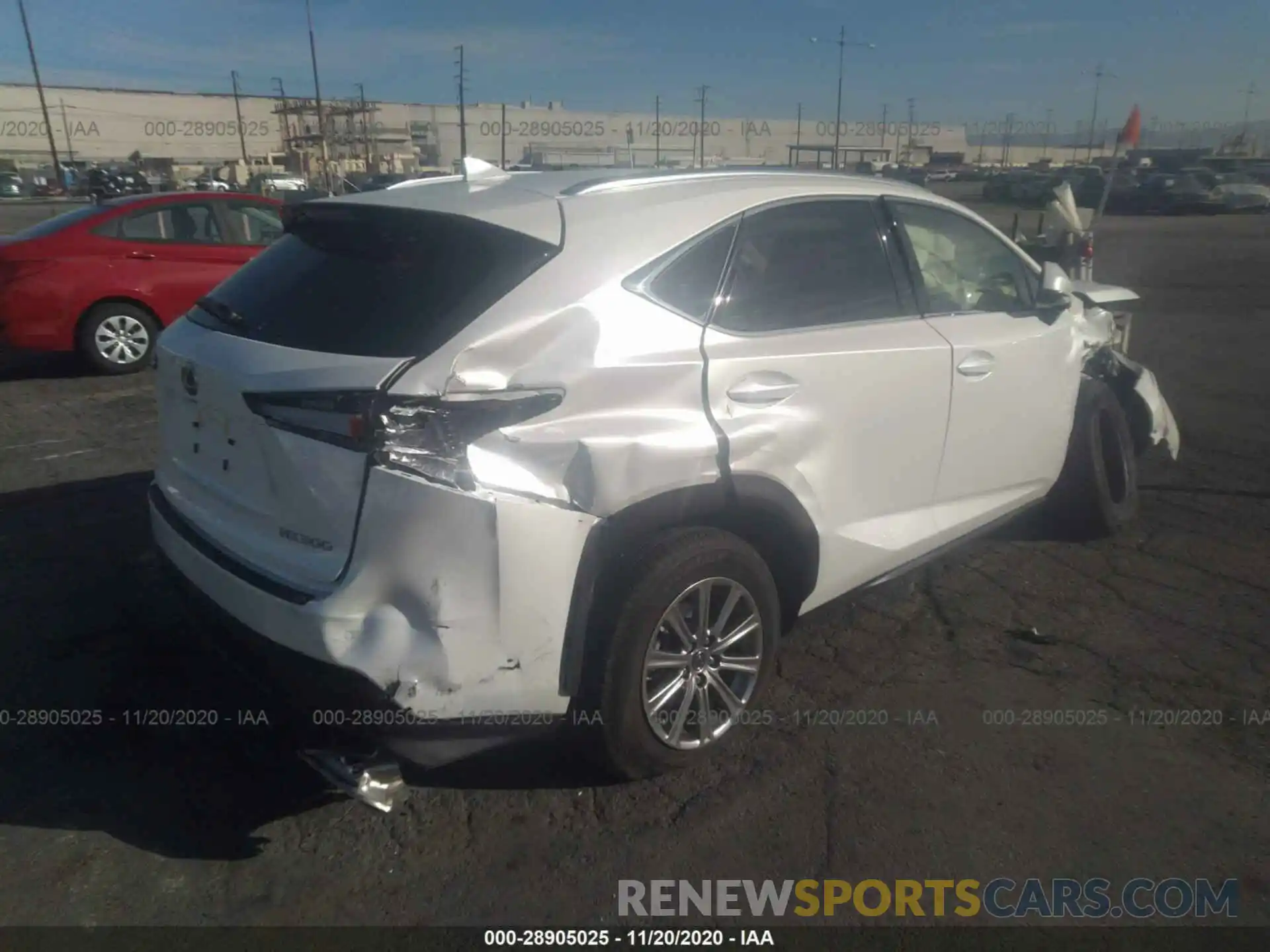 4 Фотография поврежденного автомобиля JTJDARBZ0L2173988 LEXUS NX 2020