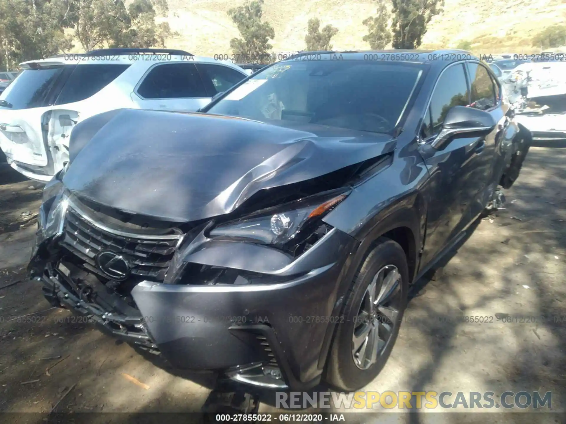 2 Фотография поврежденного автомобиля JTJDARBZ0L5007551 LEXUS NX 2020