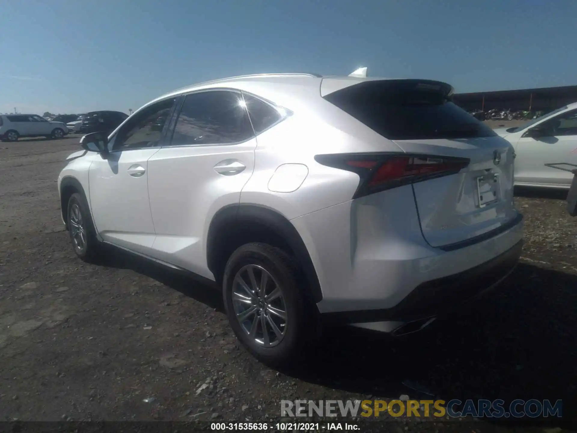 3 Фотография поврежденного автомобиля JTJDARBZ0L5008053 LEXUS NX 2020