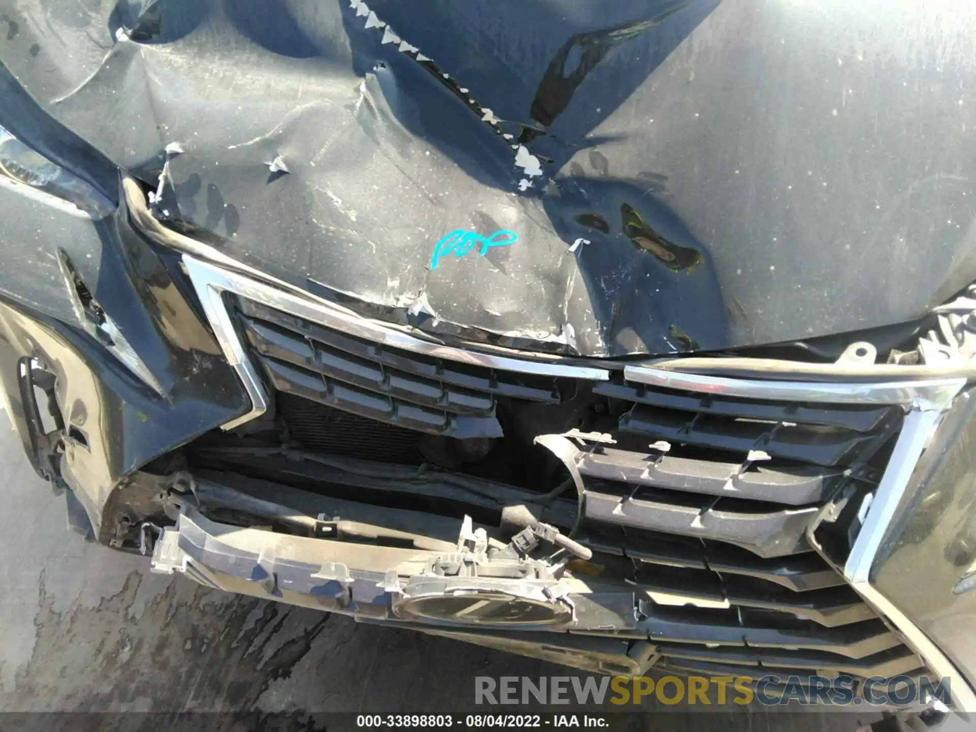 10 Photograph of a damaged car JTJDARBZ0L5008960 LEXUS NX 2020