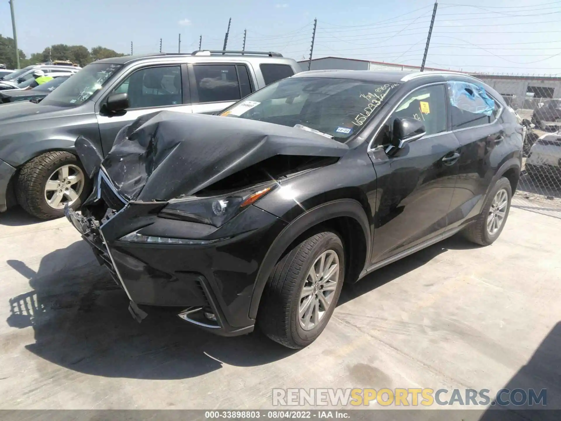 2 Photograph of a damaged car JTJDARBZ0L5008960 LEXUS NX 2020