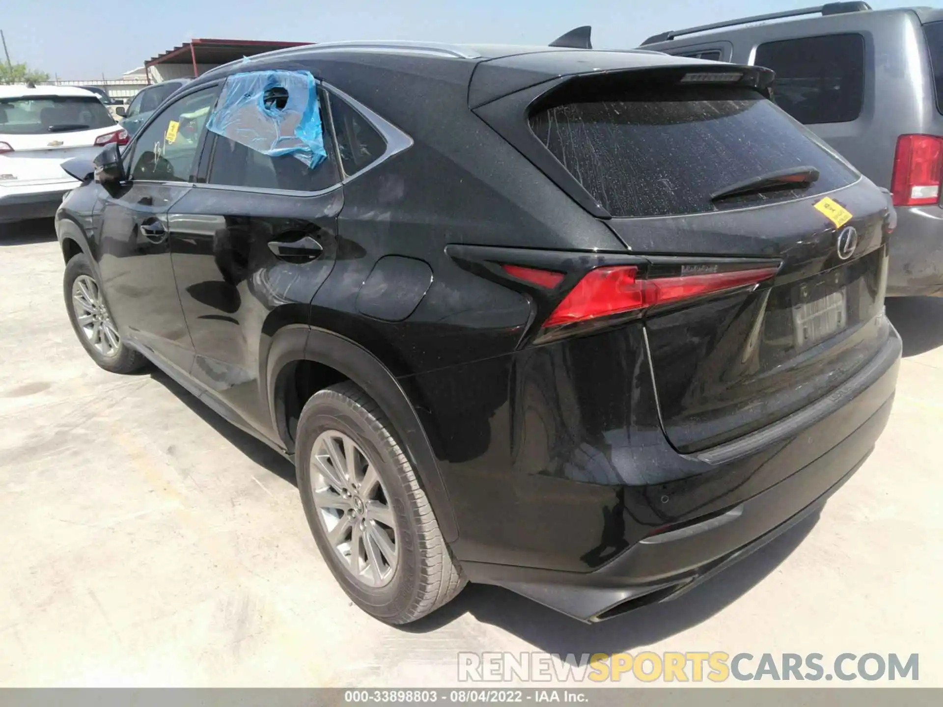 3 Photograph of a damaged car JTJDARBZ0L5008960 LEXUS NX 2020