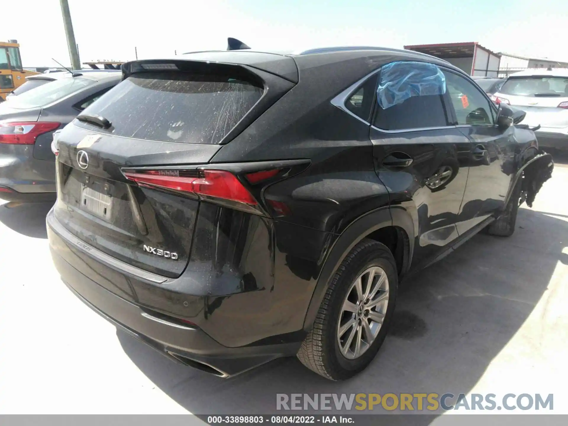 4 Photograph of a damaged car JTJDARBZ0L5008960 LEXUS NX 2020