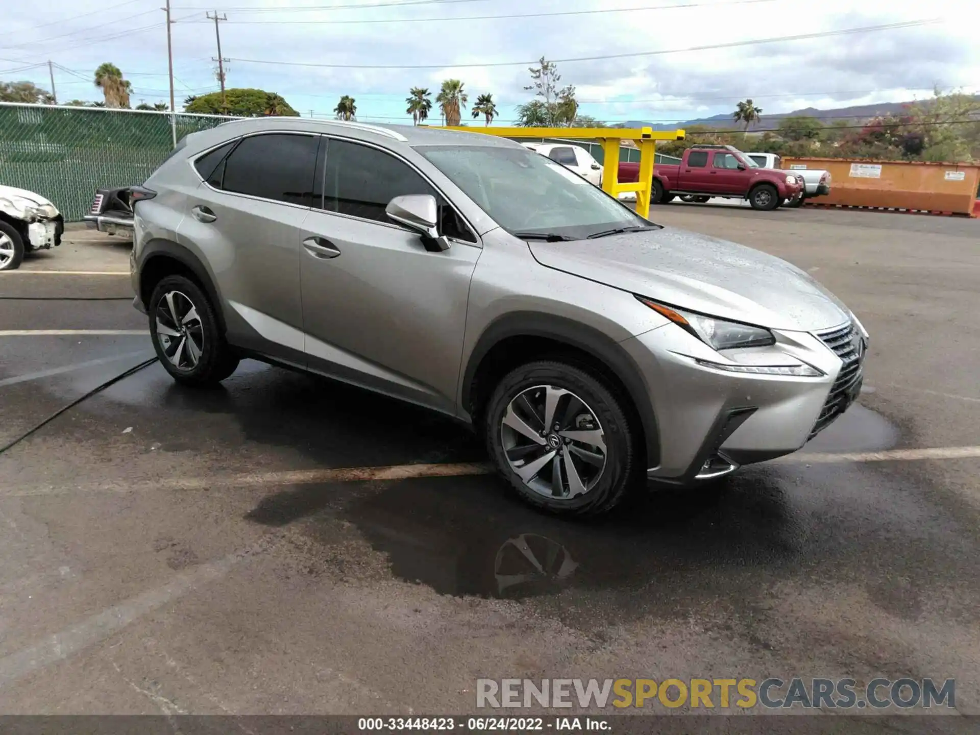 1 Фотография поврежденного автомобиля JTJDARBZ1L2163082 LEXUS NX 2020