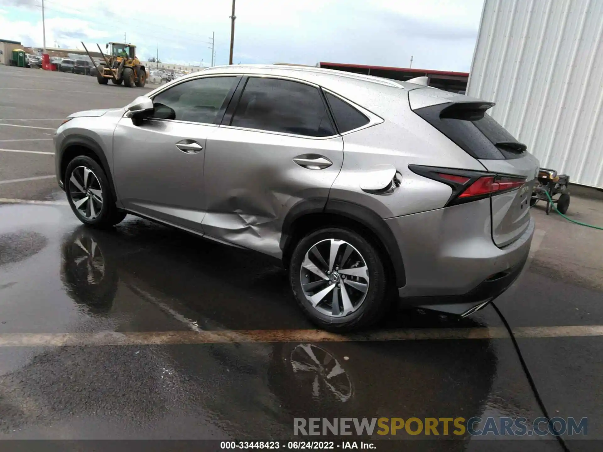 3 Фотография поврежденного автомобиля JTJDARBZ1L2163082 LEXUS NX 2020