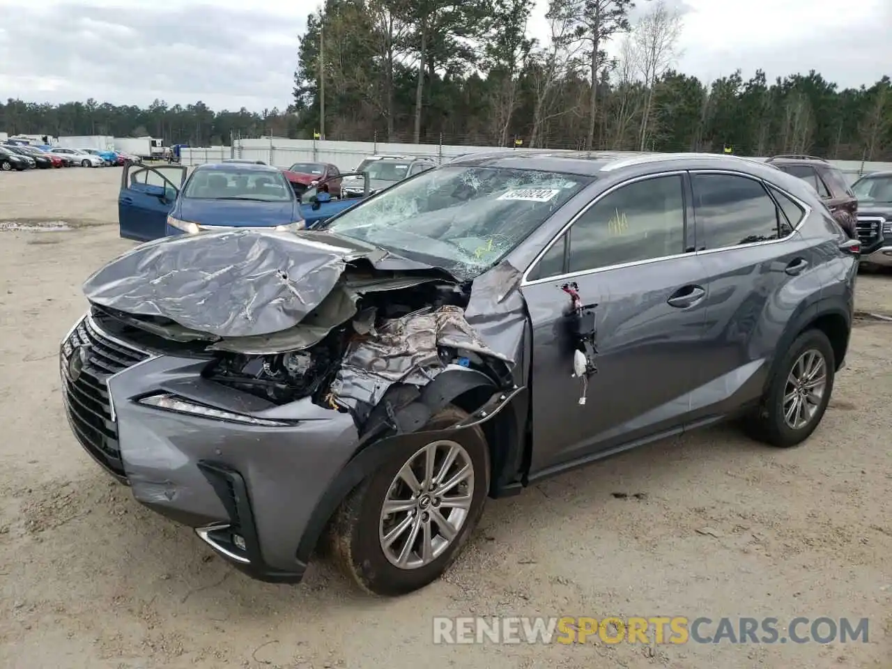 2 Фотография поврежденного автомобиля JTJDARBZ1L2167889 LEXUS NX 2020