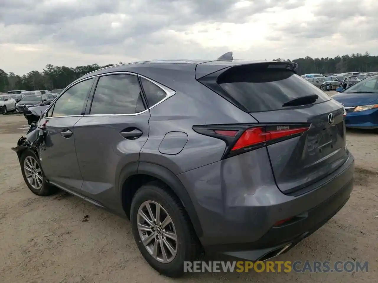 3 Photograph of a damaged car JTJDARBZ1L2167889 LEXUS NX 2020