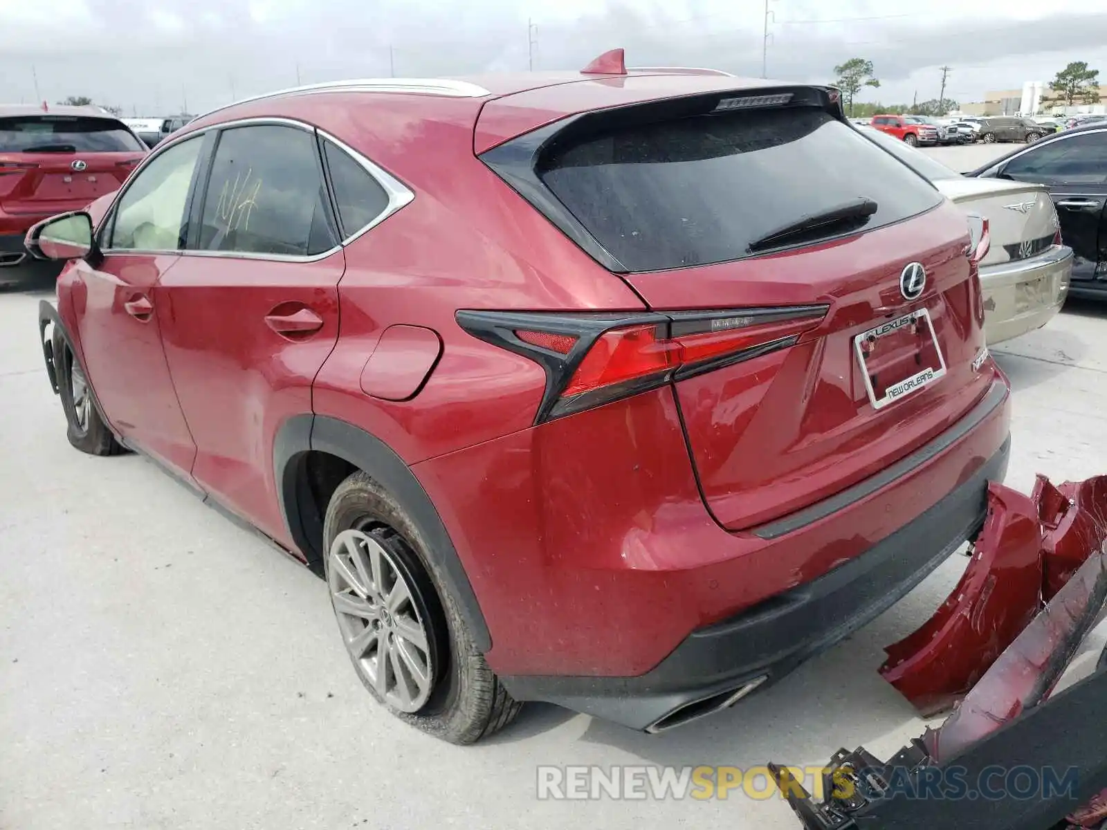 3 Фотография поврежденного автомобиля JTJDARBZ1L2178309 LEXUS NX 2020