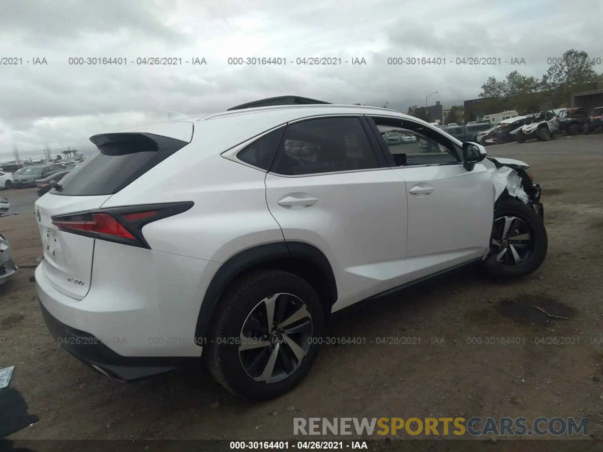 4 Фотография поврежденного автомобиля JTJDARBZ1L5005808 LEXUS NX 2020