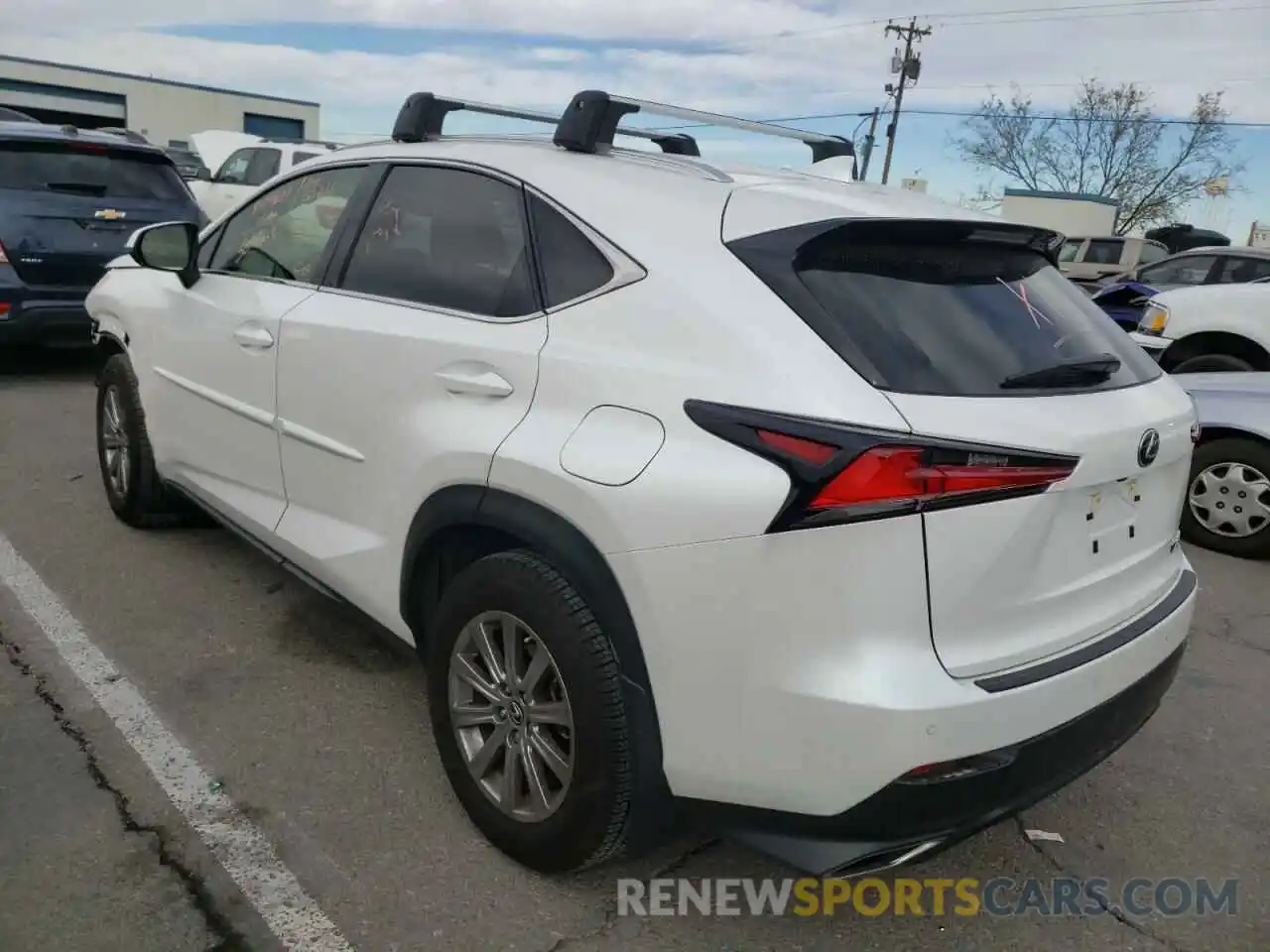 3 Фотография поврежденного автомобиля JTJDARBZ1L5008689 LEXUS NX 2020