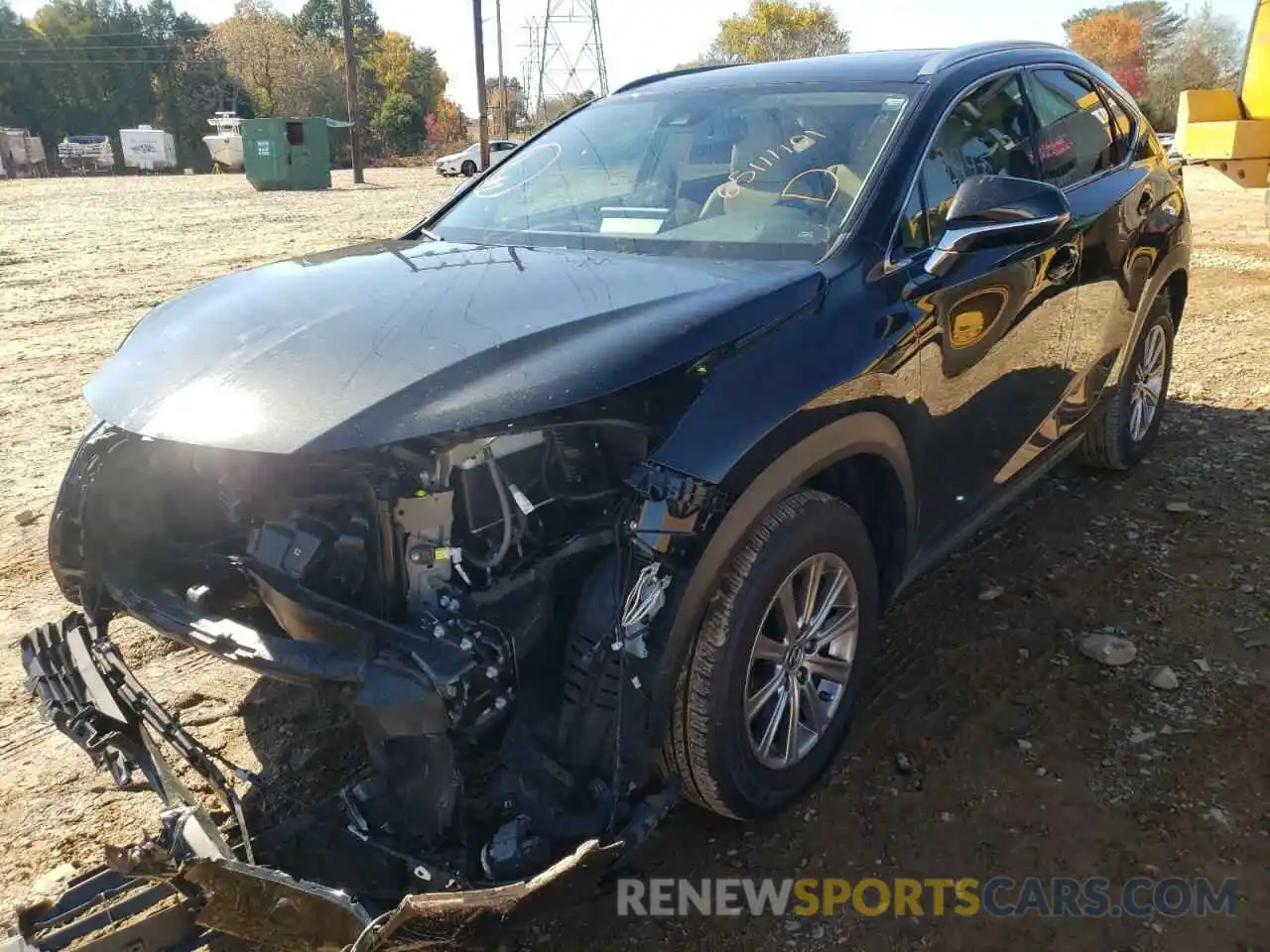 2 Photograph of a damaged car JTJDARBZ1L5011530 LEXUS NX 2020