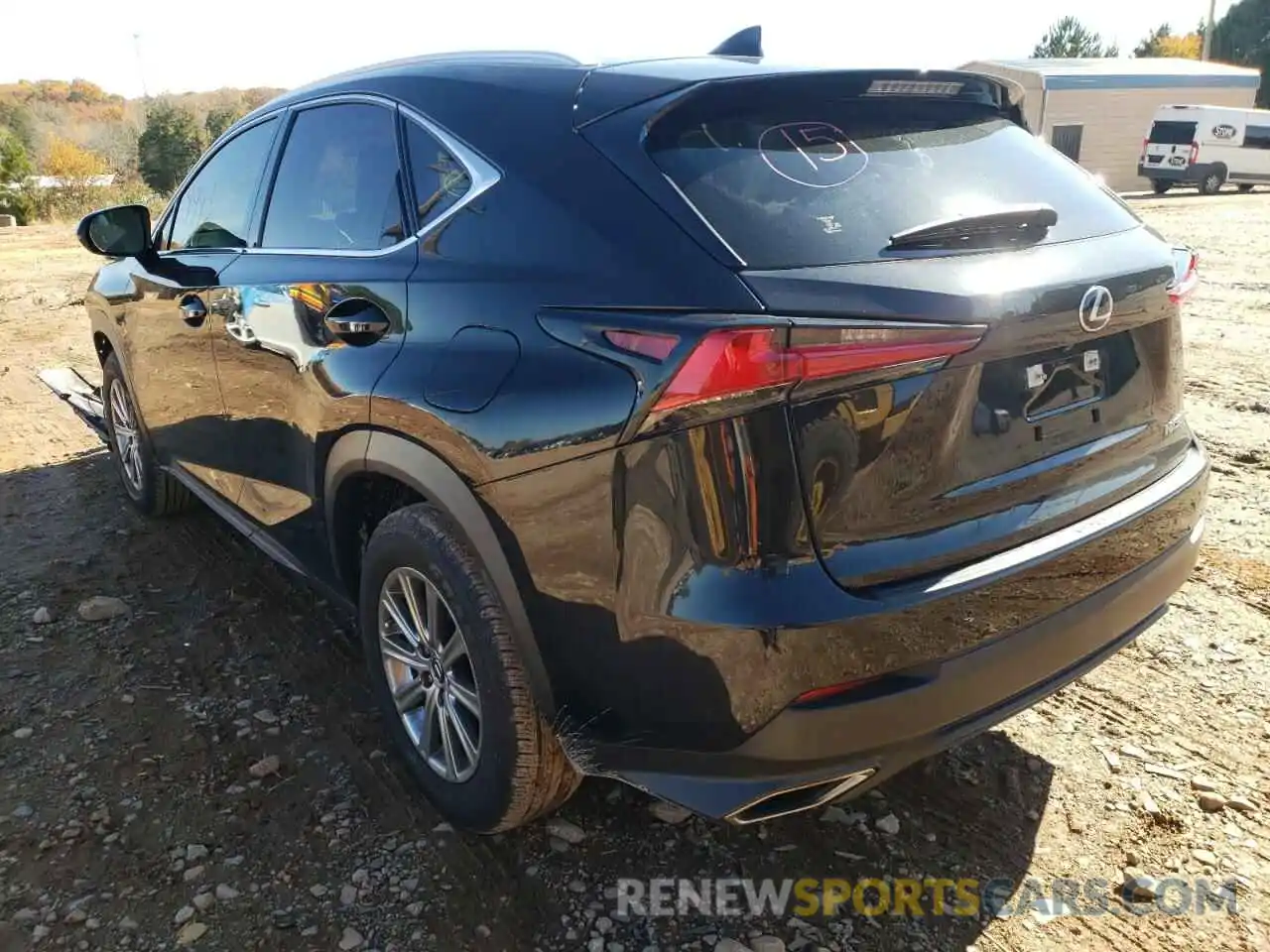 3 Фотография поврежденного автомобиля JTJDARBZ1L5011530 LEXUS NX 2020