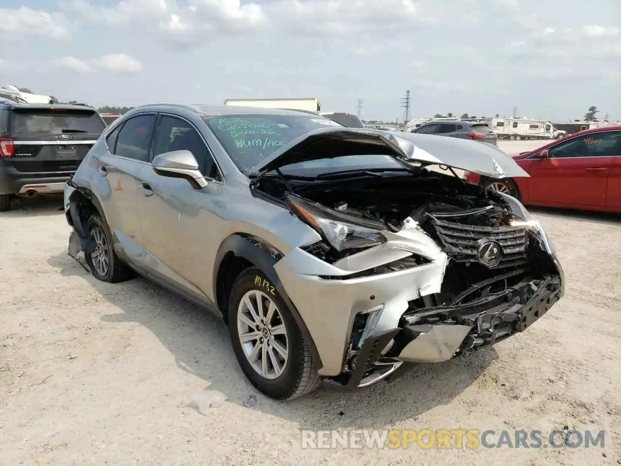 1 Photograph of a damaged car JTJDARBZ2L2171725 LEXUS NX 2020