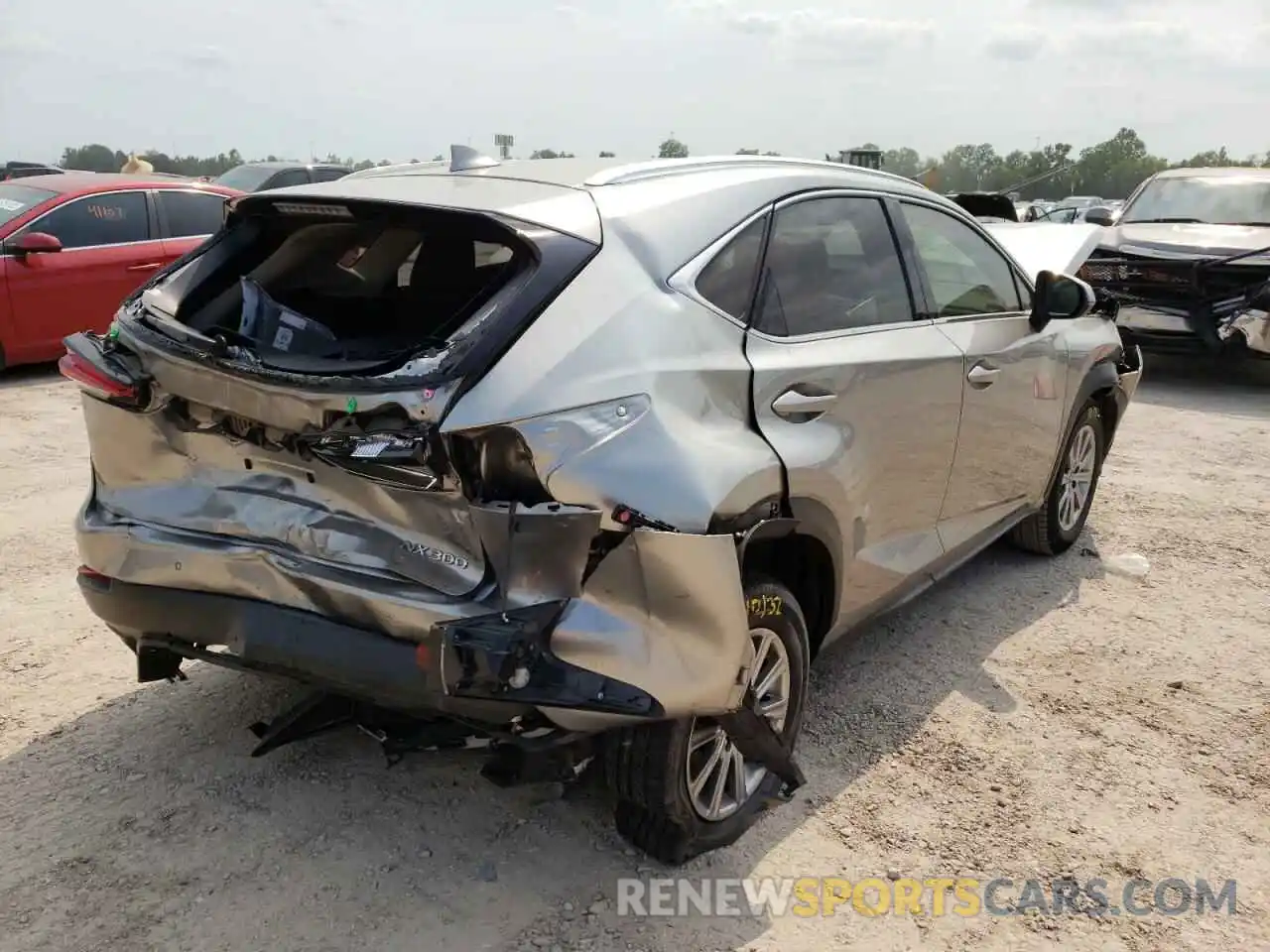 4 Photograph of a damaged car JTJDARBZ2L2171725 LEXUS NX 2020