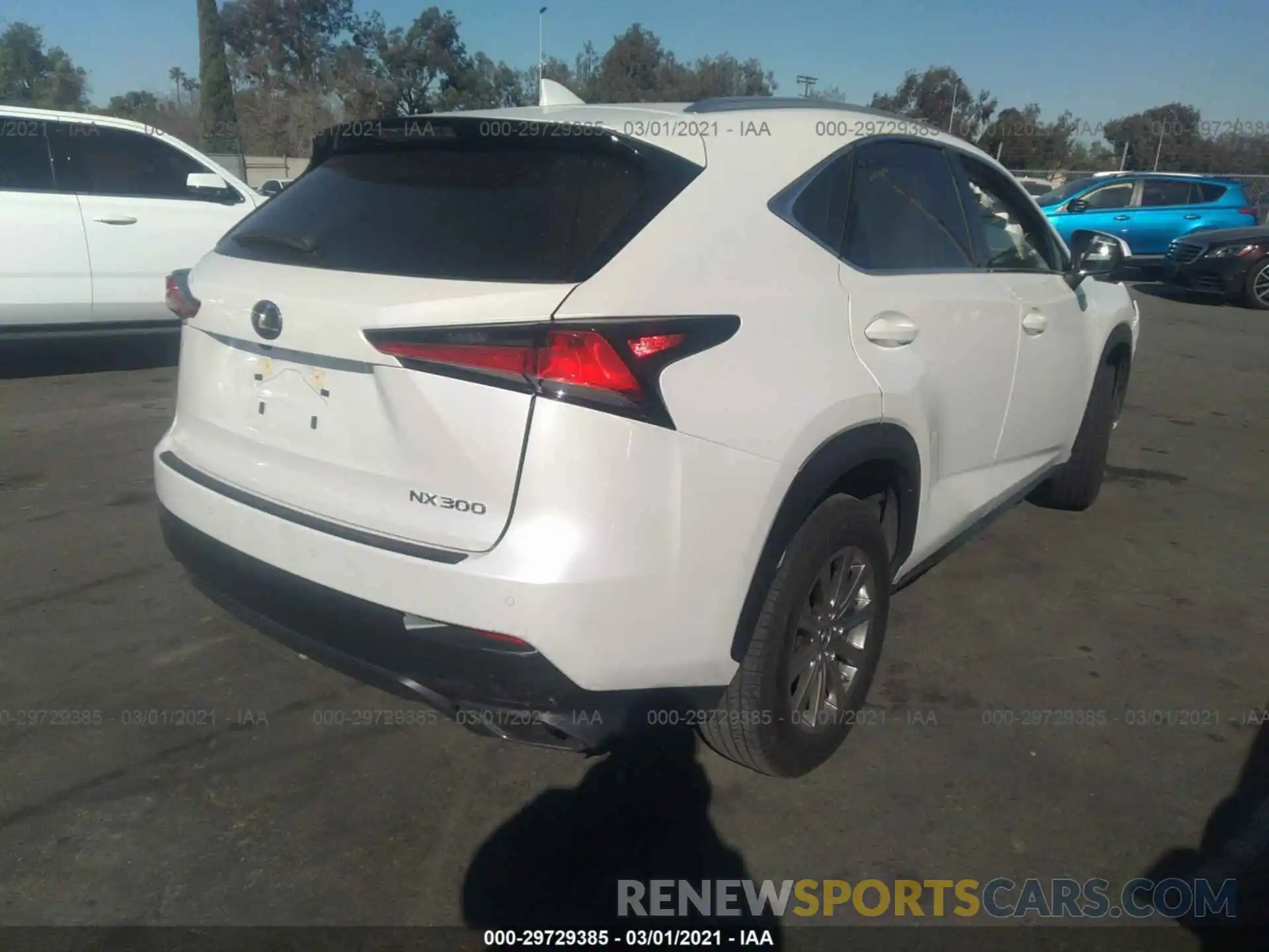 4 Фотография поврежденного автомобиля JTJDARBZ2L5000584 LEXUS NX 2020