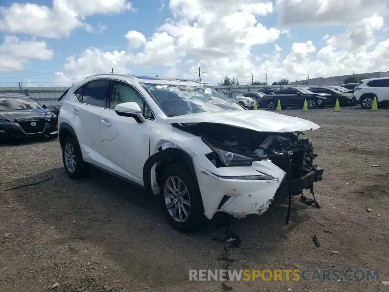 1 Photograph of a damaged car JTJDARBZ2L5012864 LEXUS NX 2020