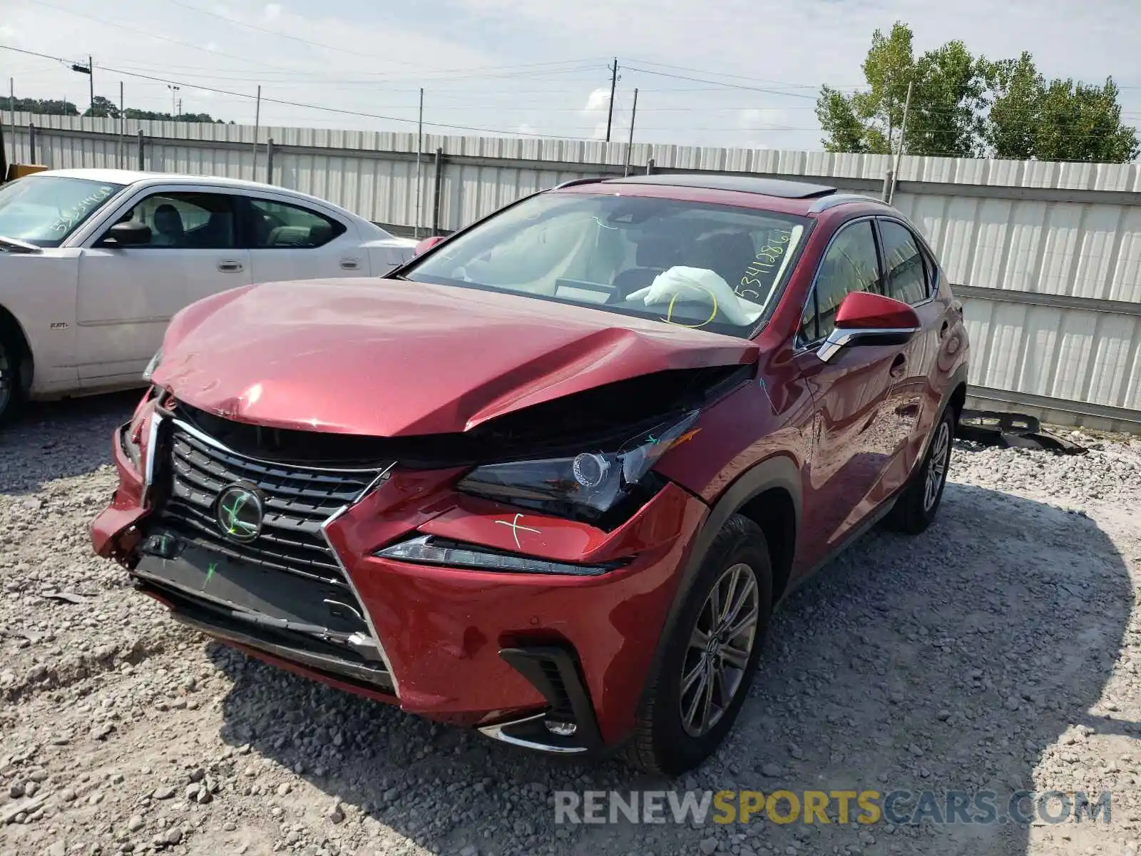 2 Photograph of a damaged car JTJDARBZ2L5016087 LEXUS NX 2020