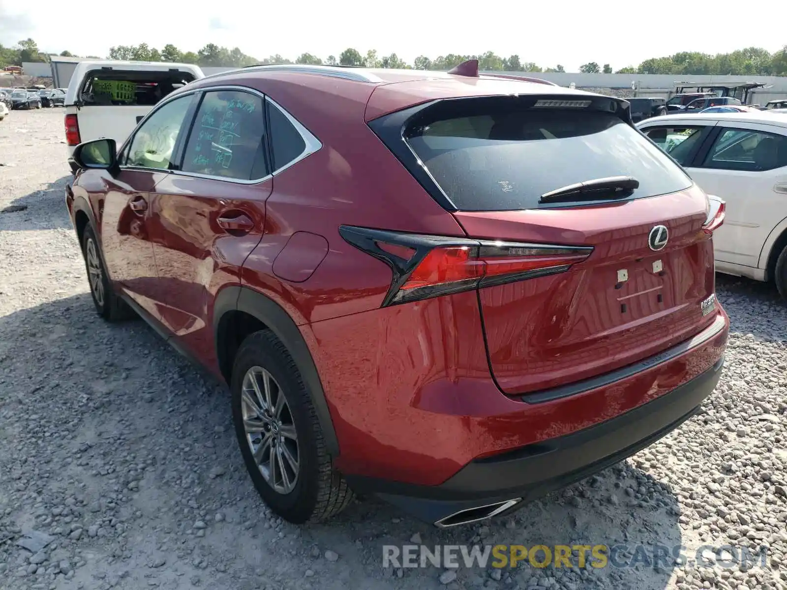 3 Photograph of a damaged car JTJDARBZ2L5016087 LEXUS NX 2020