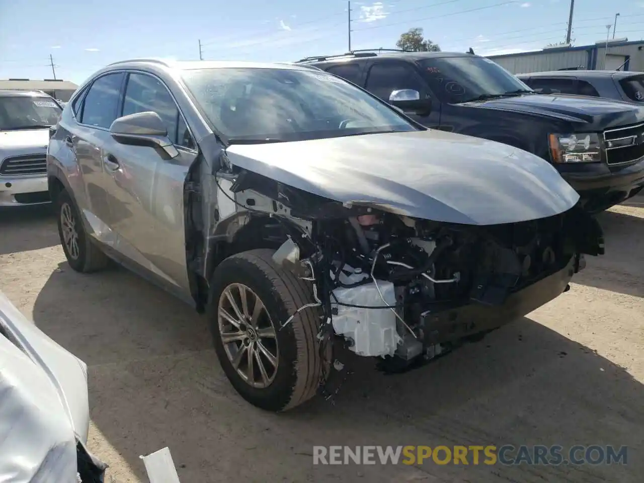 1 Photograph of a damaged car JTJDARBZ3L2164718 LEXUS NX 2020