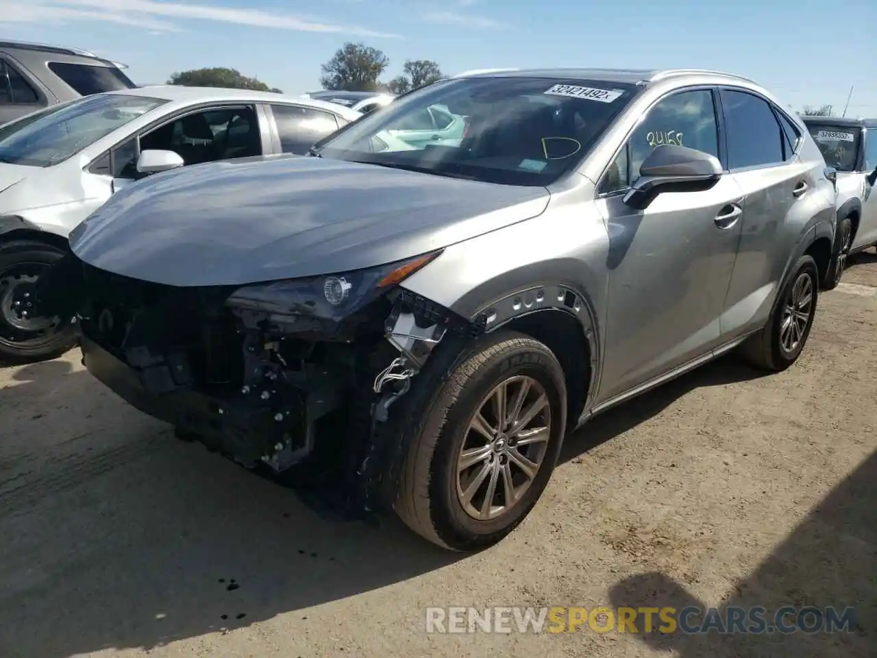 2 Photograph of a damaged car JTJDARBZ3L2164718 LEXUS NX 2020