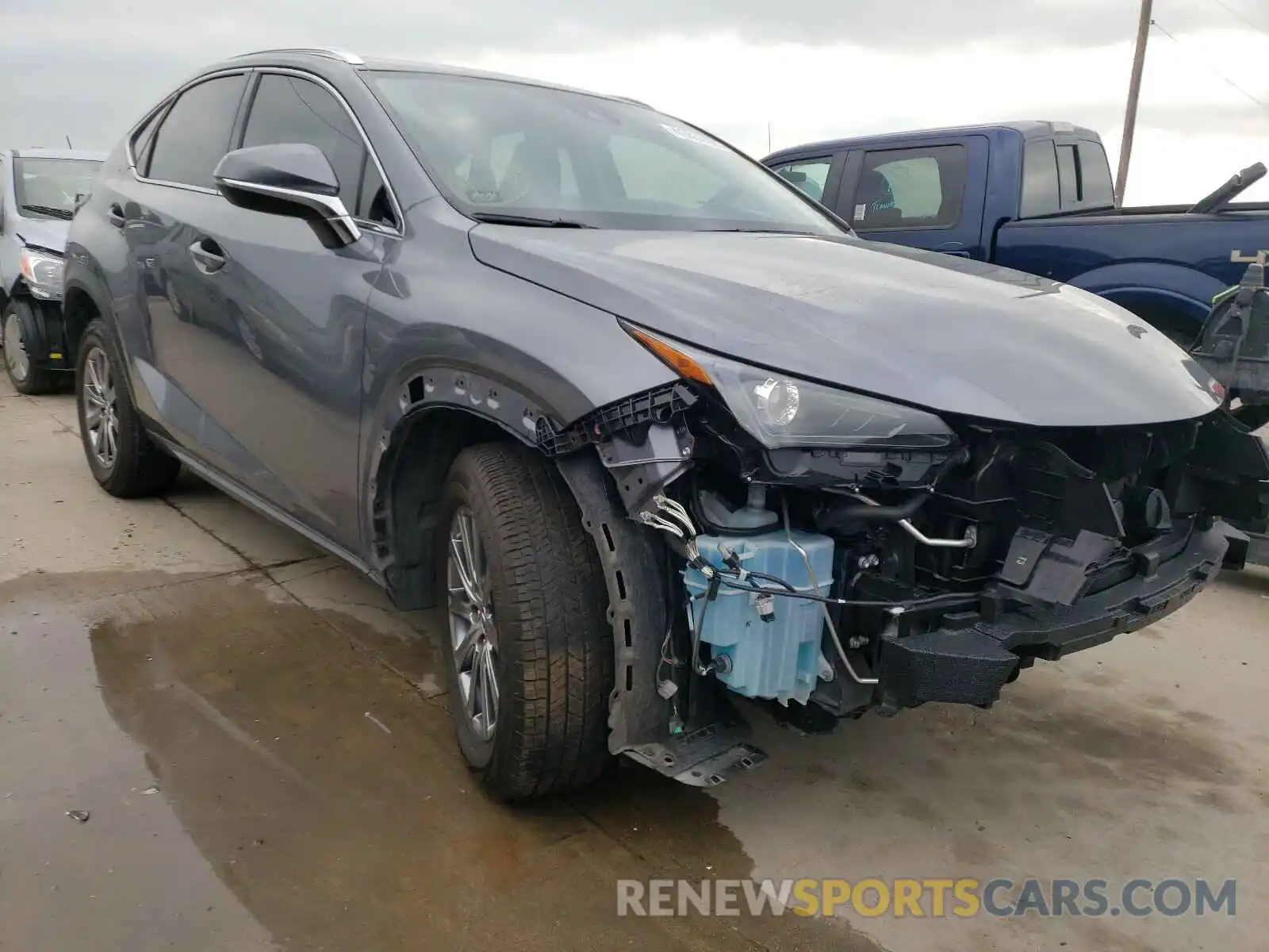 1 Photograph of a damaged car JTJDARBZ3L2165318 LEXUS NX 2020