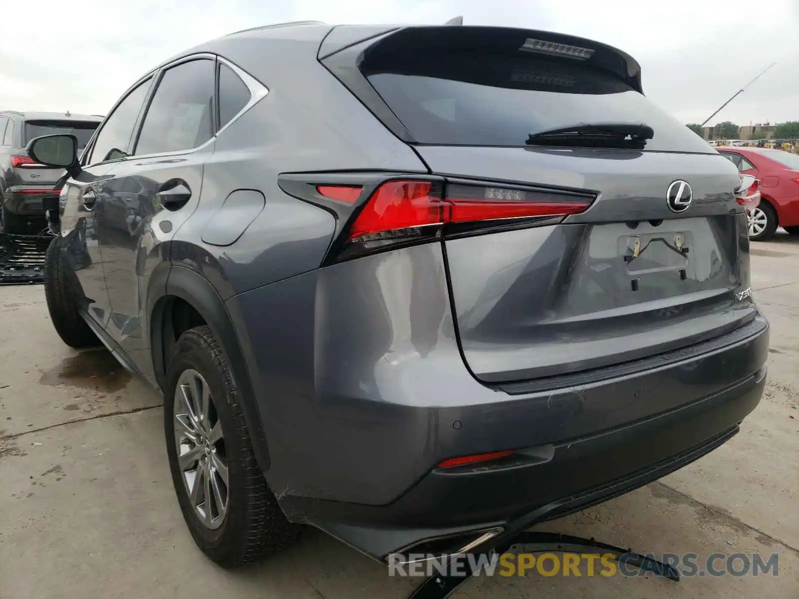 3 Фотография поврежденного автомобиля JTJDARBZ3L2165318 LEXUS NX 2020