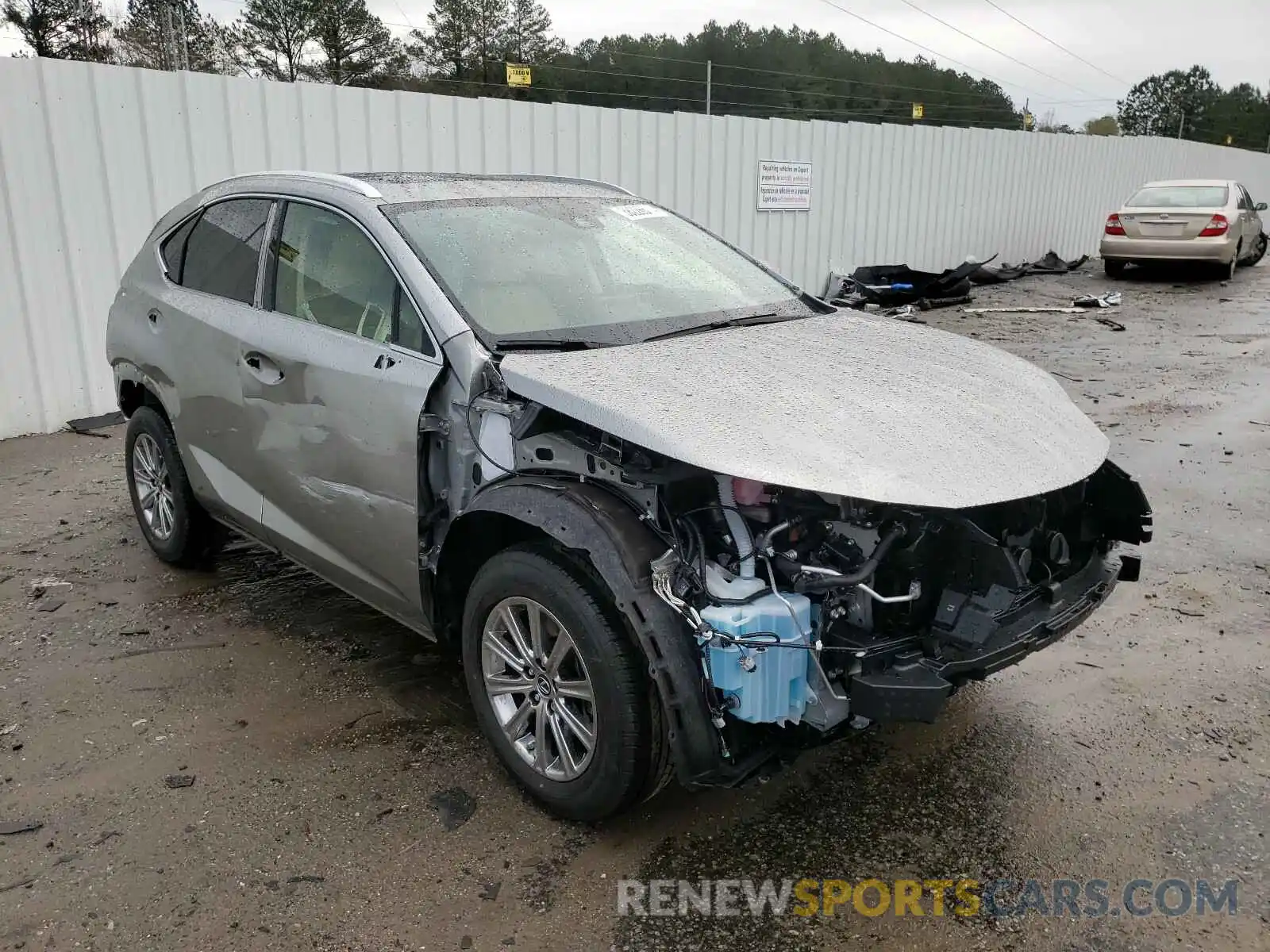 1 Photograph of a damaged car JTJDARBZ3L2173595 LEXUS NX 2020